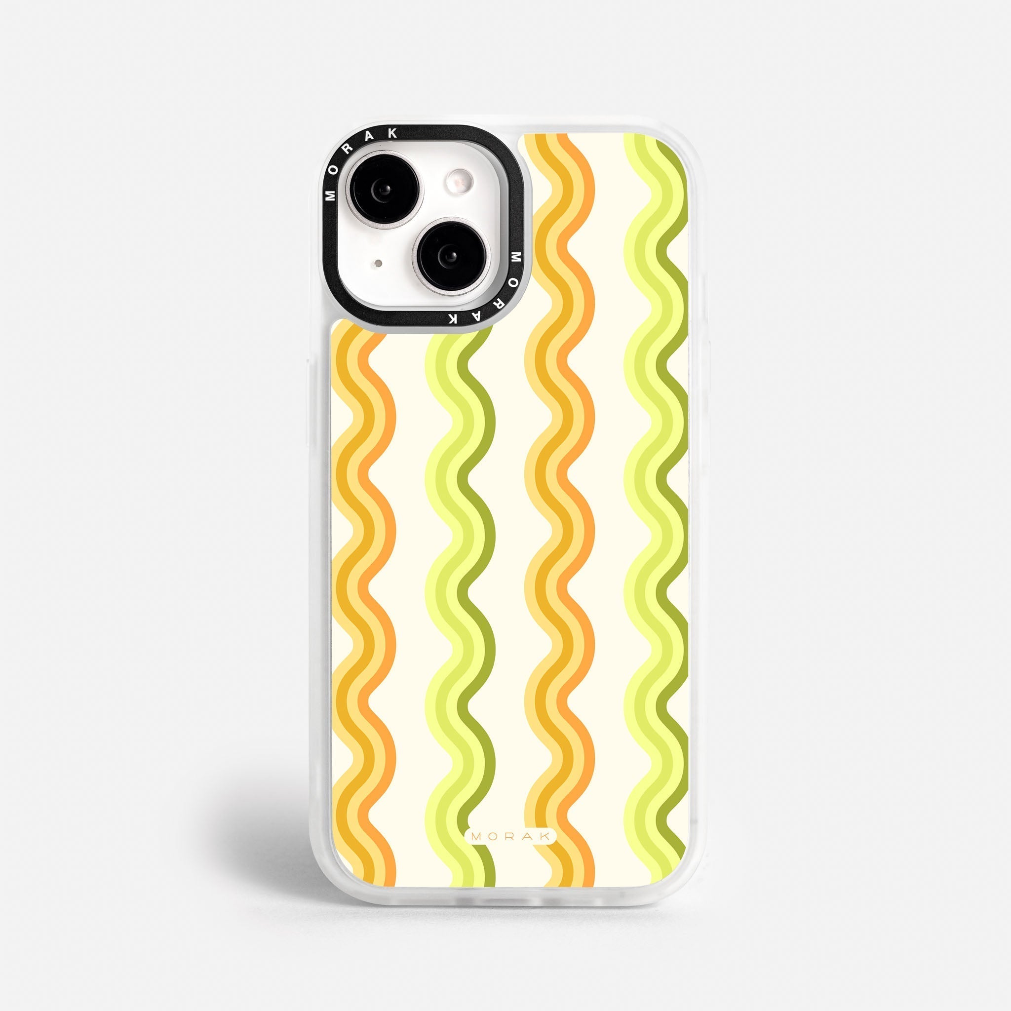 Case Sunny Flow - Blanco Premium – Protección antigolpe | Diseño colombiano | Morak