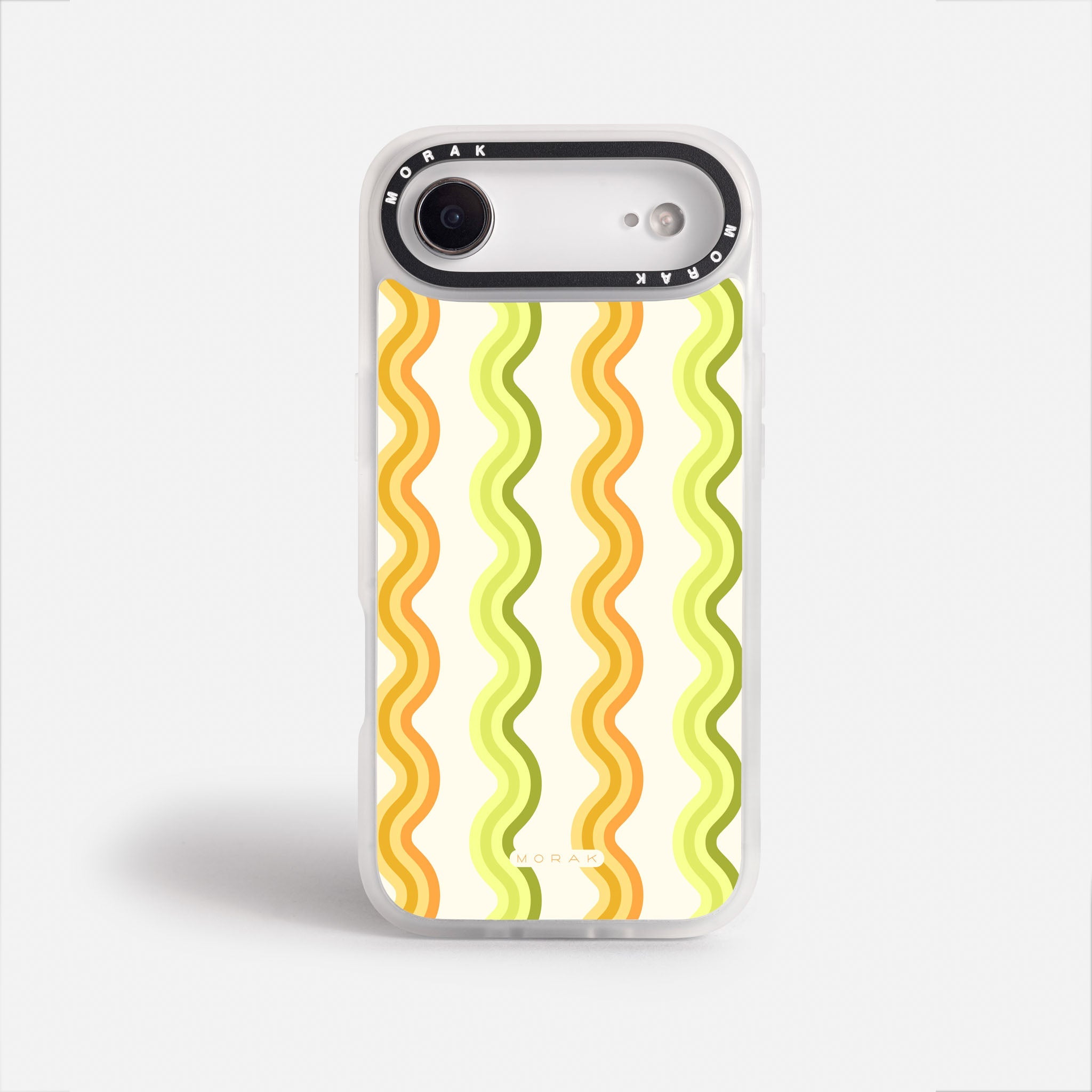 Case Sunny Flow - Blanco Premium – Protección antigolpe | Diseño colombiano | Morak
