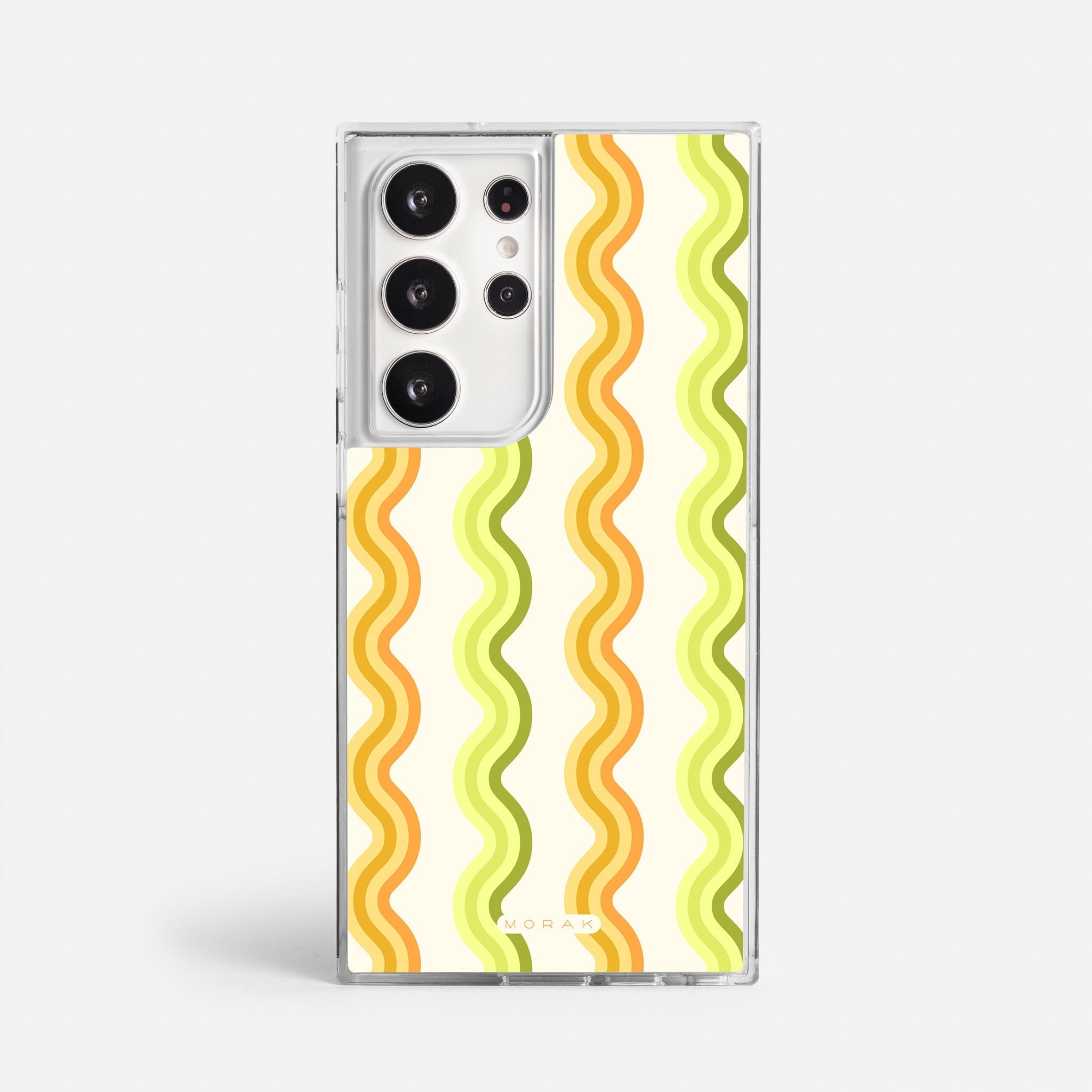 Case Sunny Flow - Blanco Premium – Protección antigolpe | Diseño colombiano | Morak