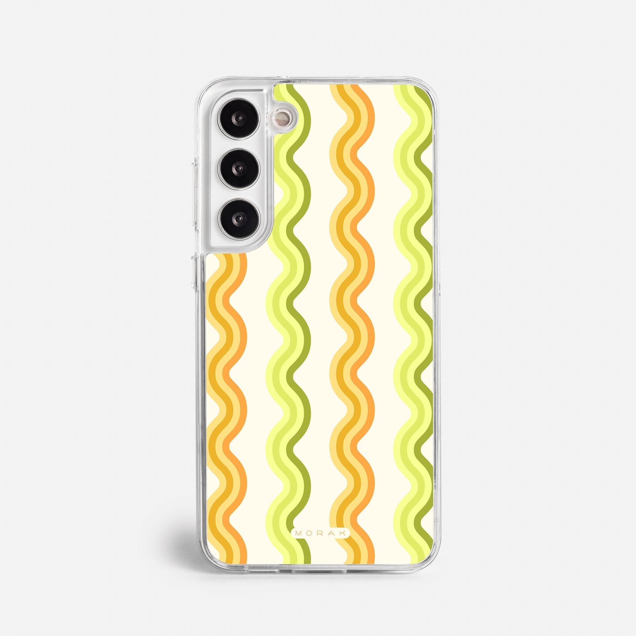 Case Sunny Flow - Blanco Premium – Protección antigolpe | Diseño colombiano | Morak
