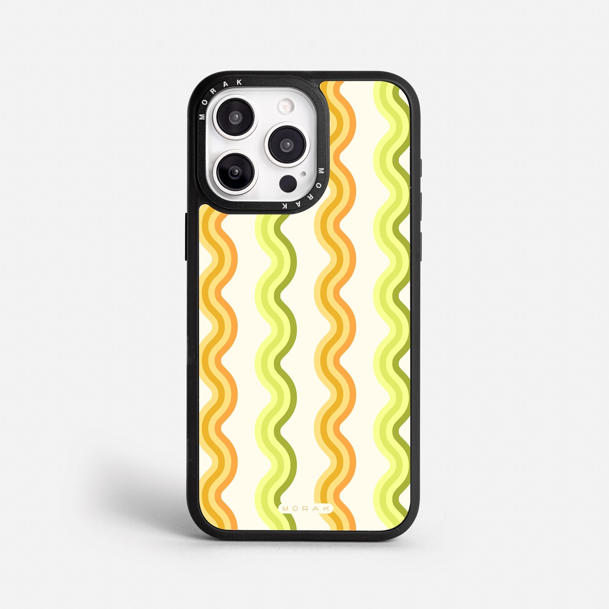 Case Sunny Flow - Blanco Premium – Protección antigolpe | Diseño colombiano | Morak