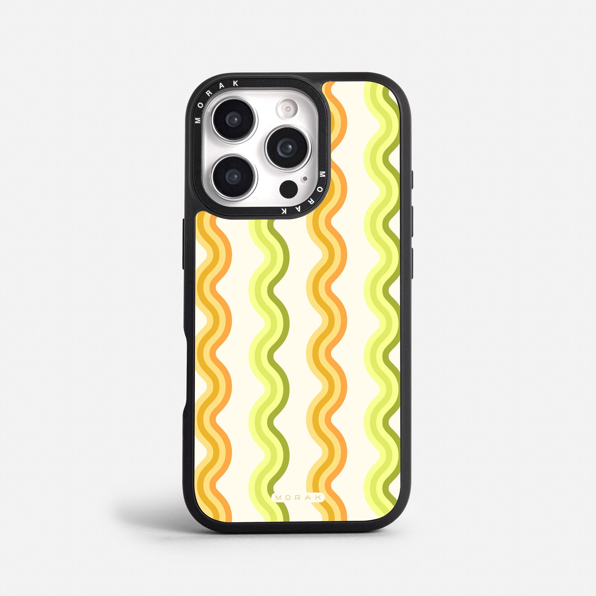 Case Sunny Flow - Blanco Premium – Protección antigolpe | Diseño colombiano | Morak