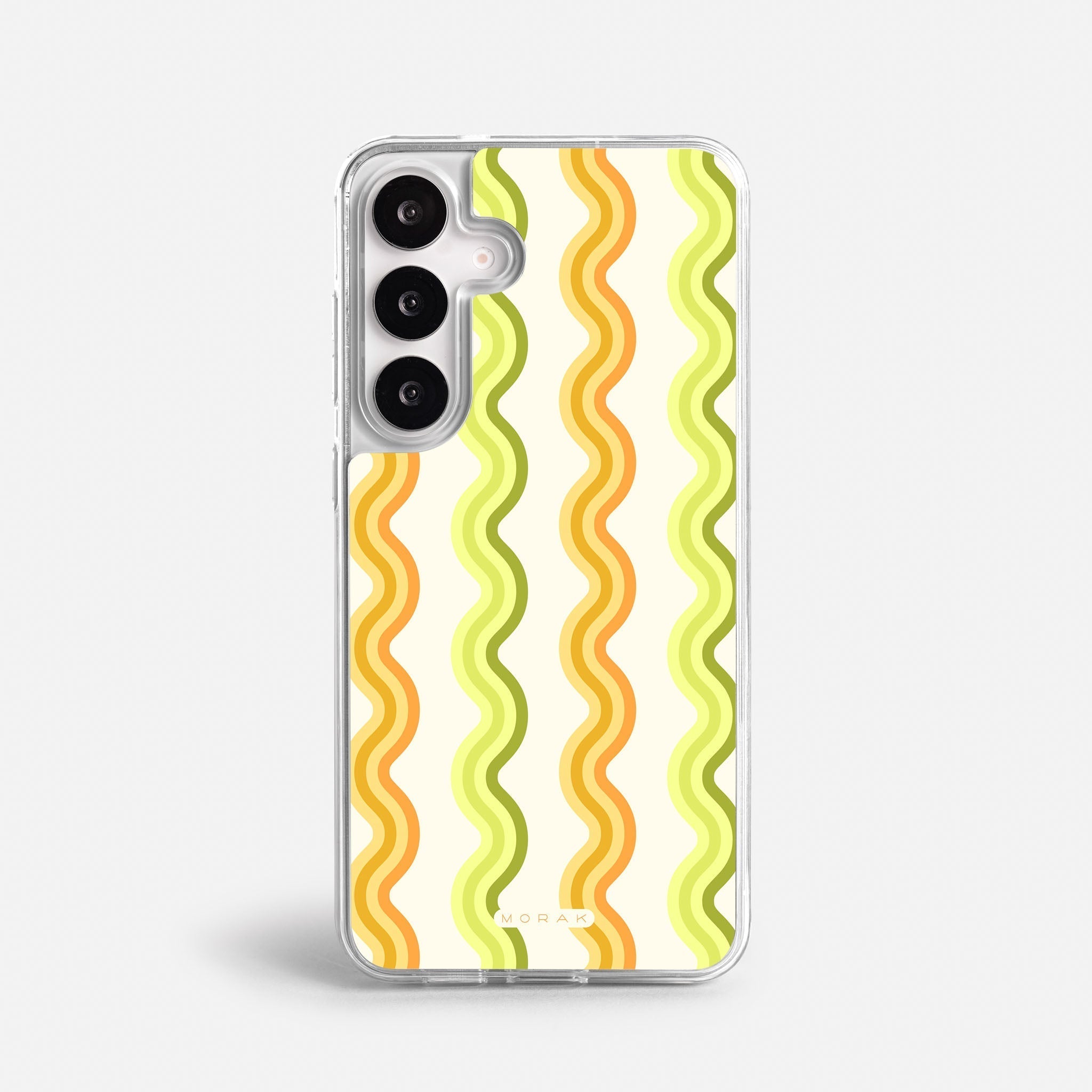 Case Sunny Flow - Blanco Premium – Protección antigolpe | Diseño colombiano | Morak