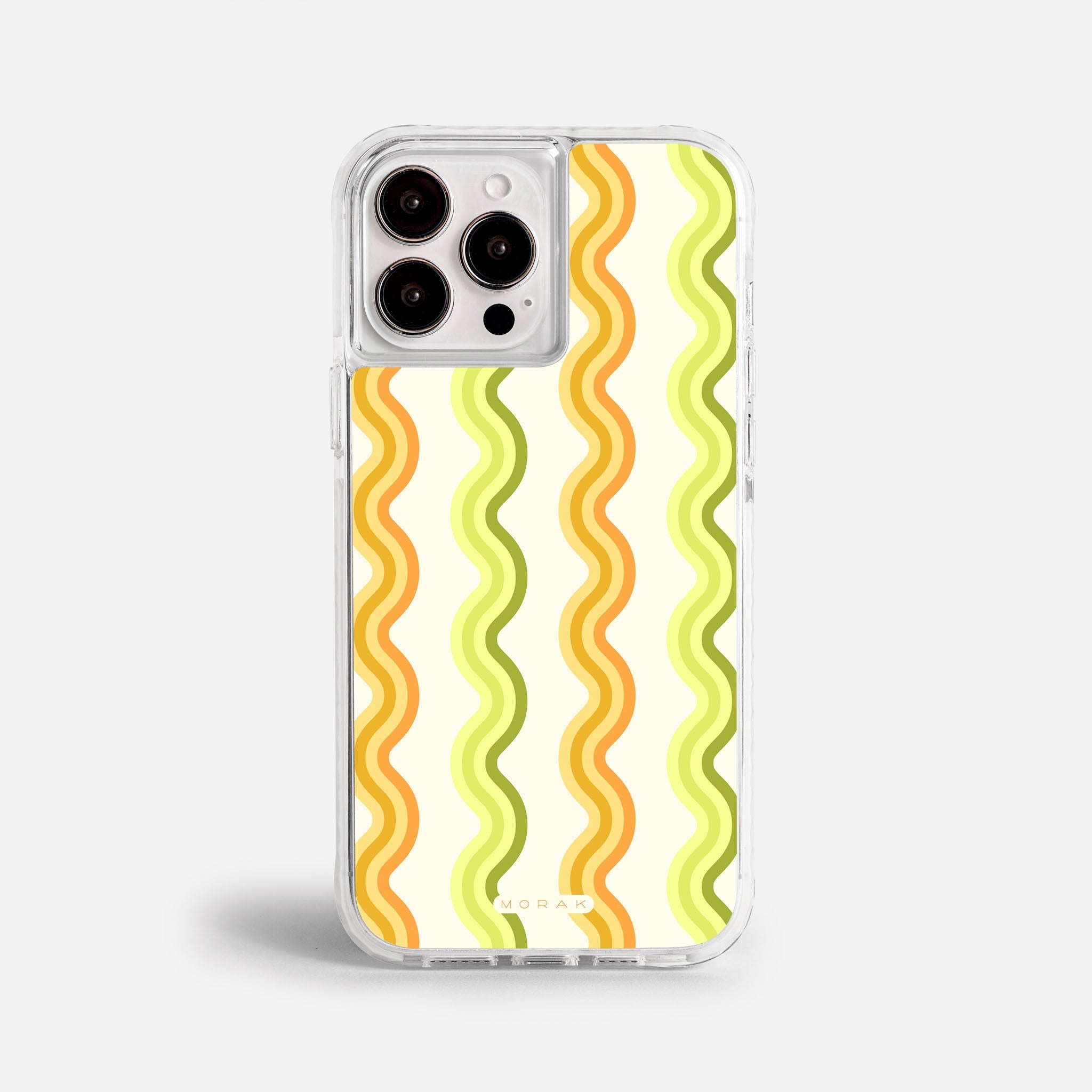 Case Sunny Flow - Blanco Premium – Protección antigolpe | Diseño colombiano | Morak
