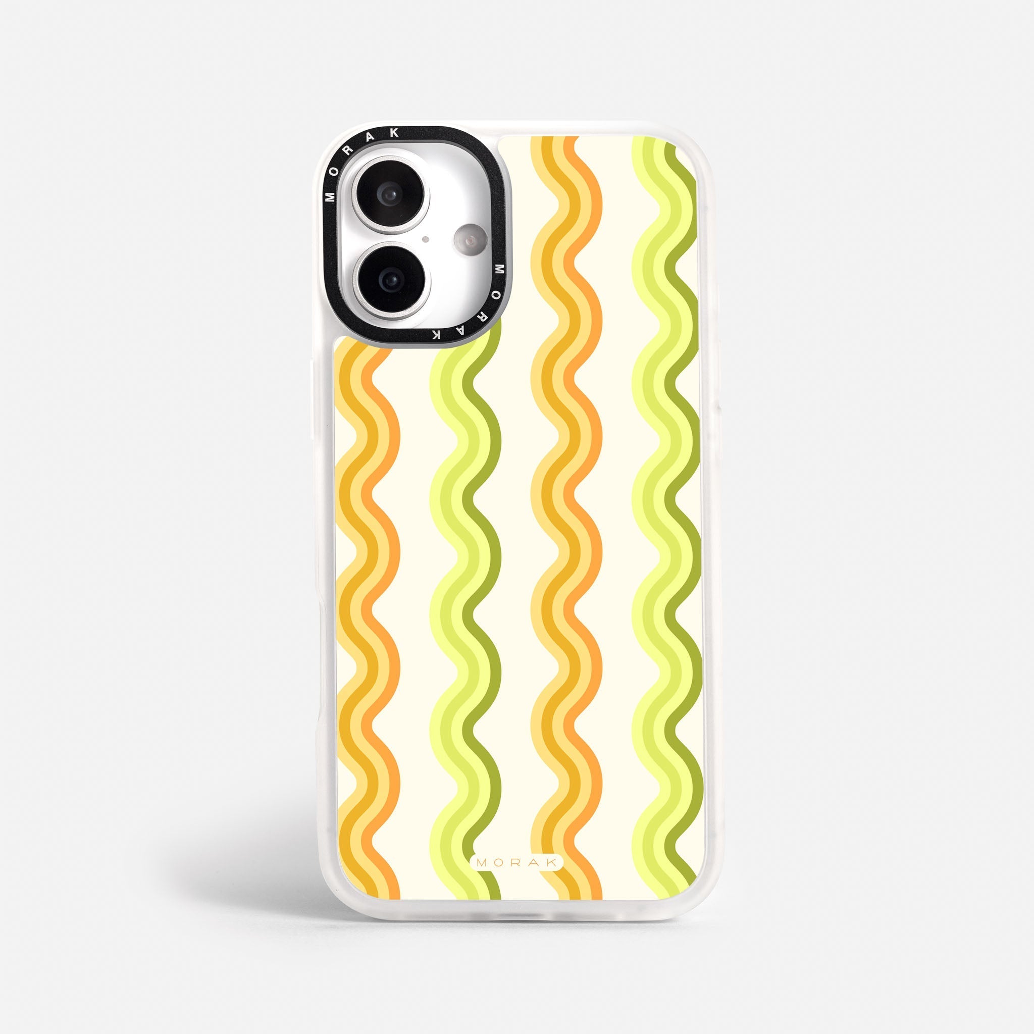 Case Sunny Flow - Blanco Premium – Protección antigolpe | Diseño colombiano | Morak