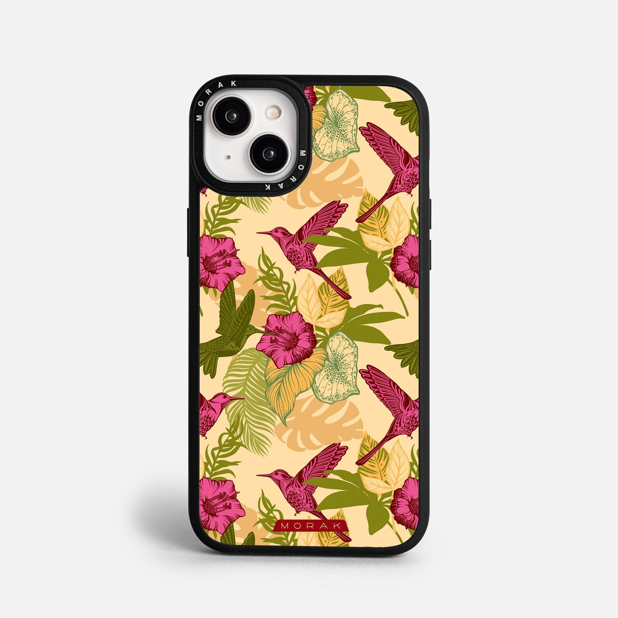 Case Tropic Bloom - Blanco Premium – Protección antigolpe | Diseño colombiano | Morak