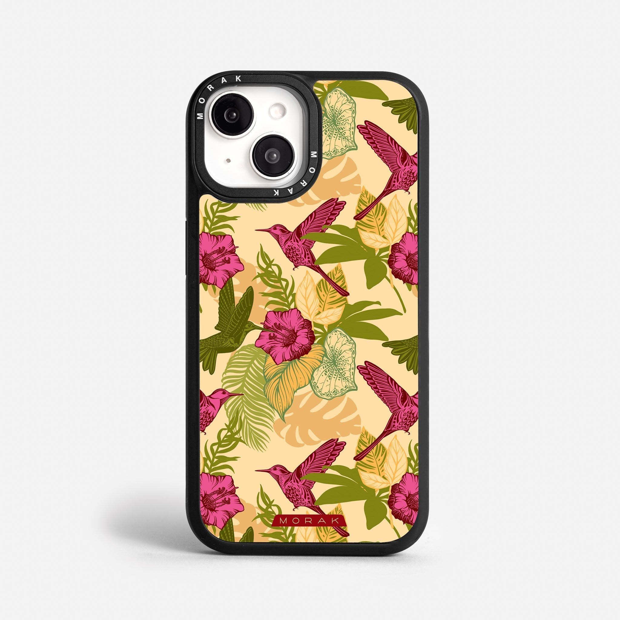 Case Tropic Bloom - Blanco Premium – Protección antigolpe | Diseño colombiano | Morak