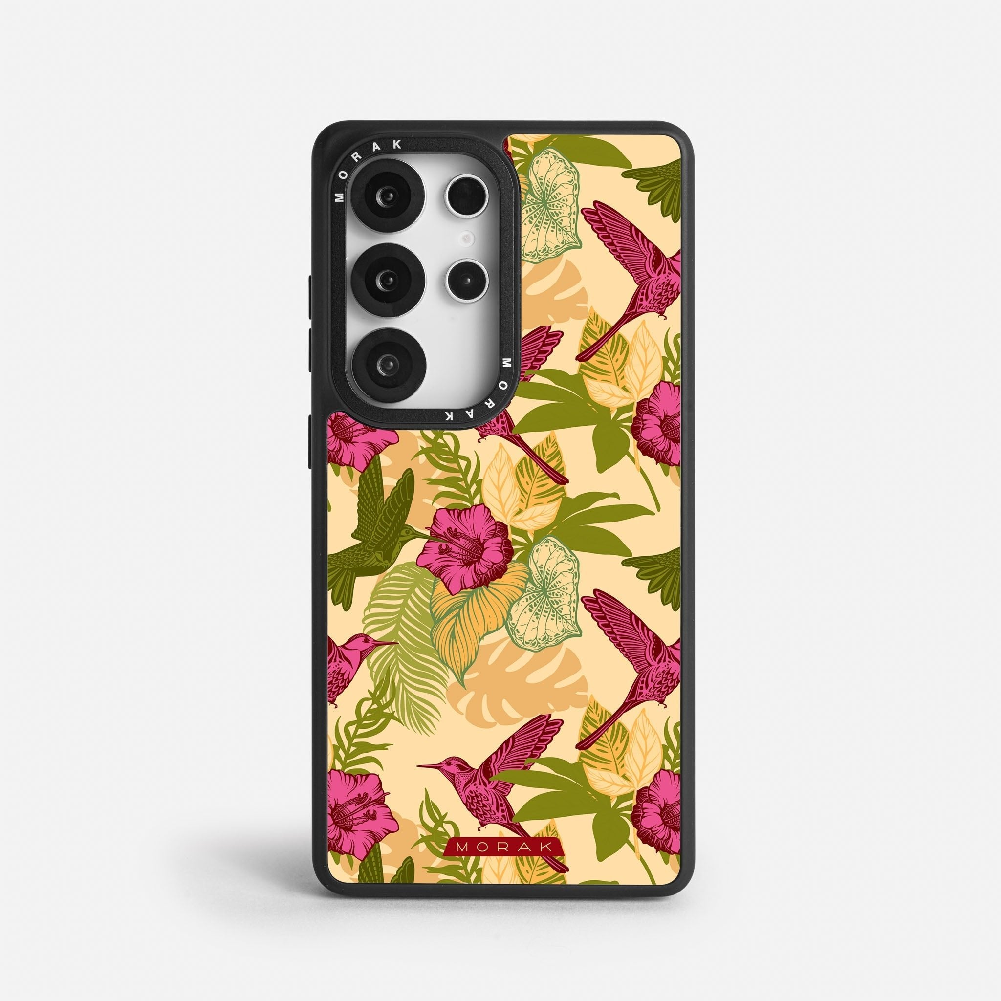Case Tropic Bloom - Blanco Premium – Protección antigolpe | Diseño colombiano | Morak