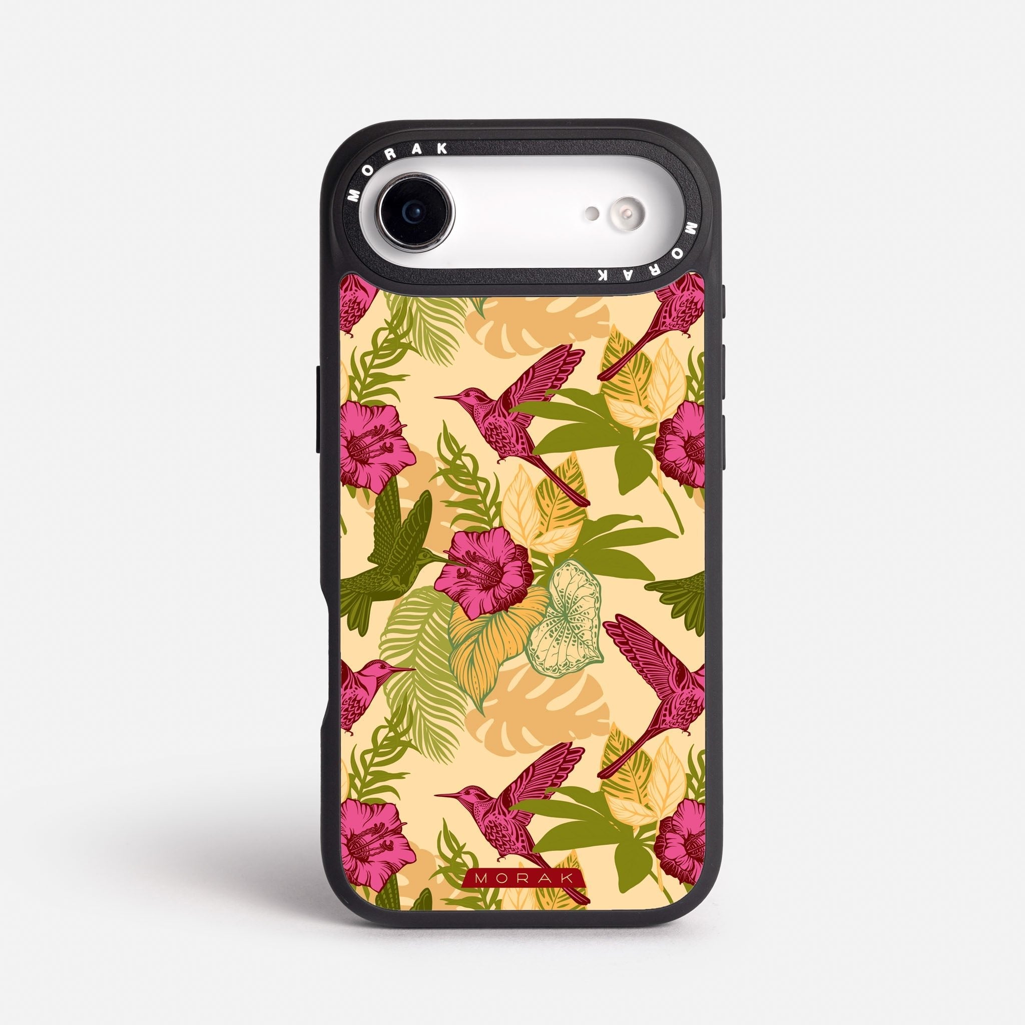 Case Tropic Bloom - Blanco Premium – Protección antigolpe | Diseño colombiano | Morak