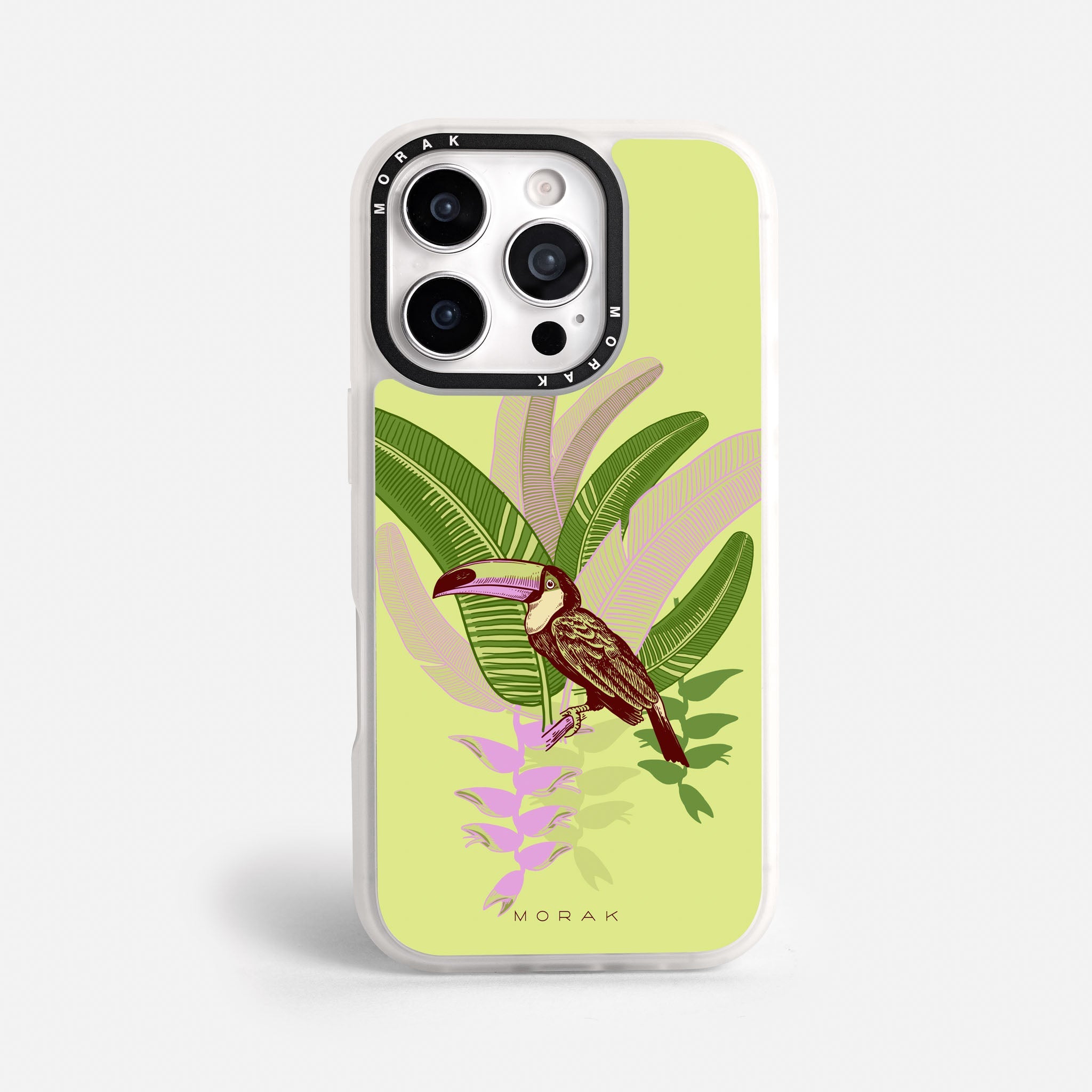 Case Tucán Light - Blanco Premium – Protección antigolpe | Diseño colombiano | Morak