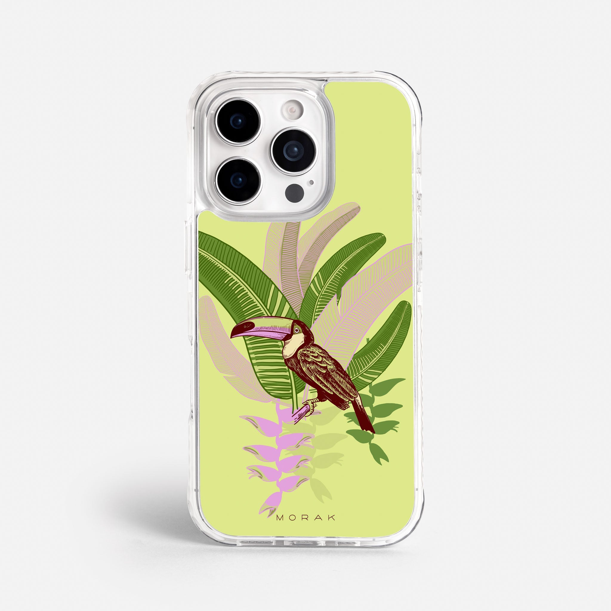 Case Tucán Light - Blanco Premium – Protección antigolpe | Diseño colombiano | Morak