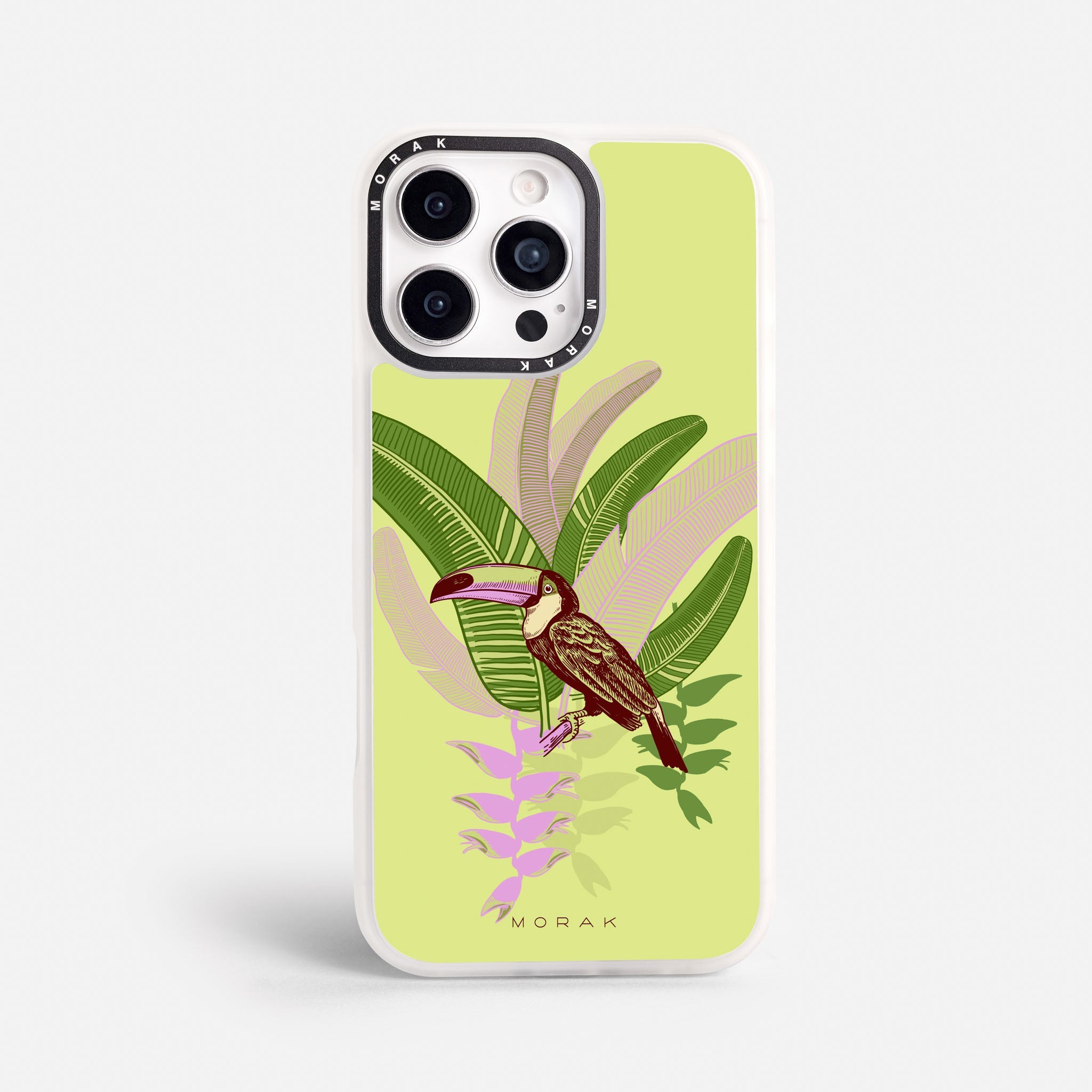 Case Tucán Light - Blanco Premium – Protección antigolpe | Diseño colombiano | Morak