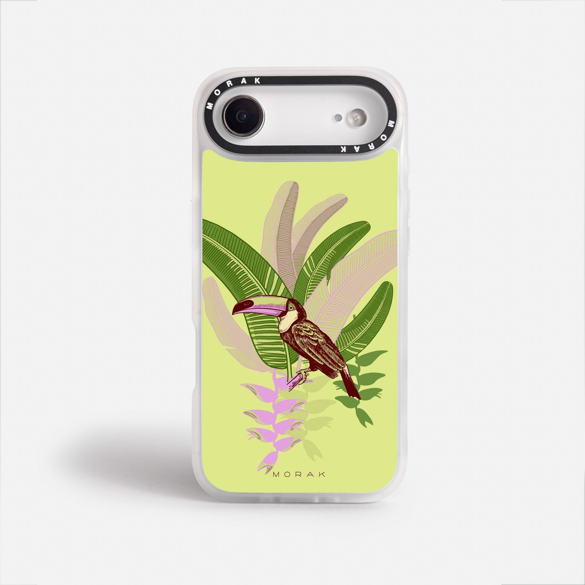 Case Tucán Light - Blanco Premium – Protección antigolpe | Diseño colombiano | Morak