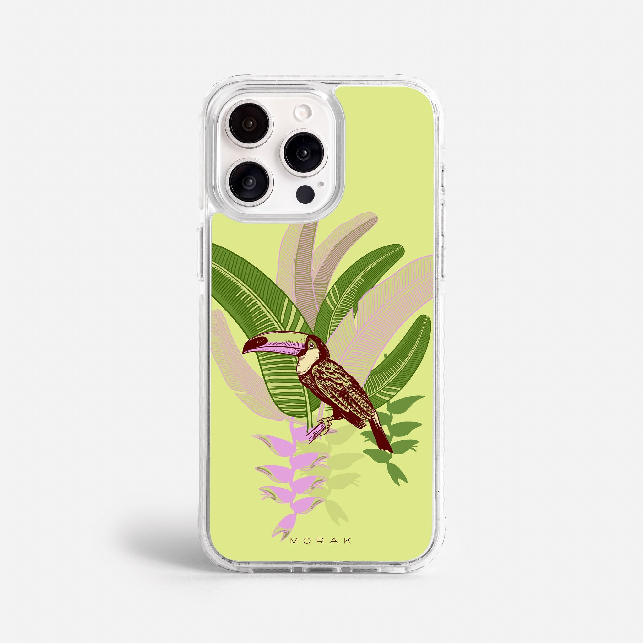 Case Tucán Light - Blanco Premium – Protección antigolpe | Diseño colombiano | Morak