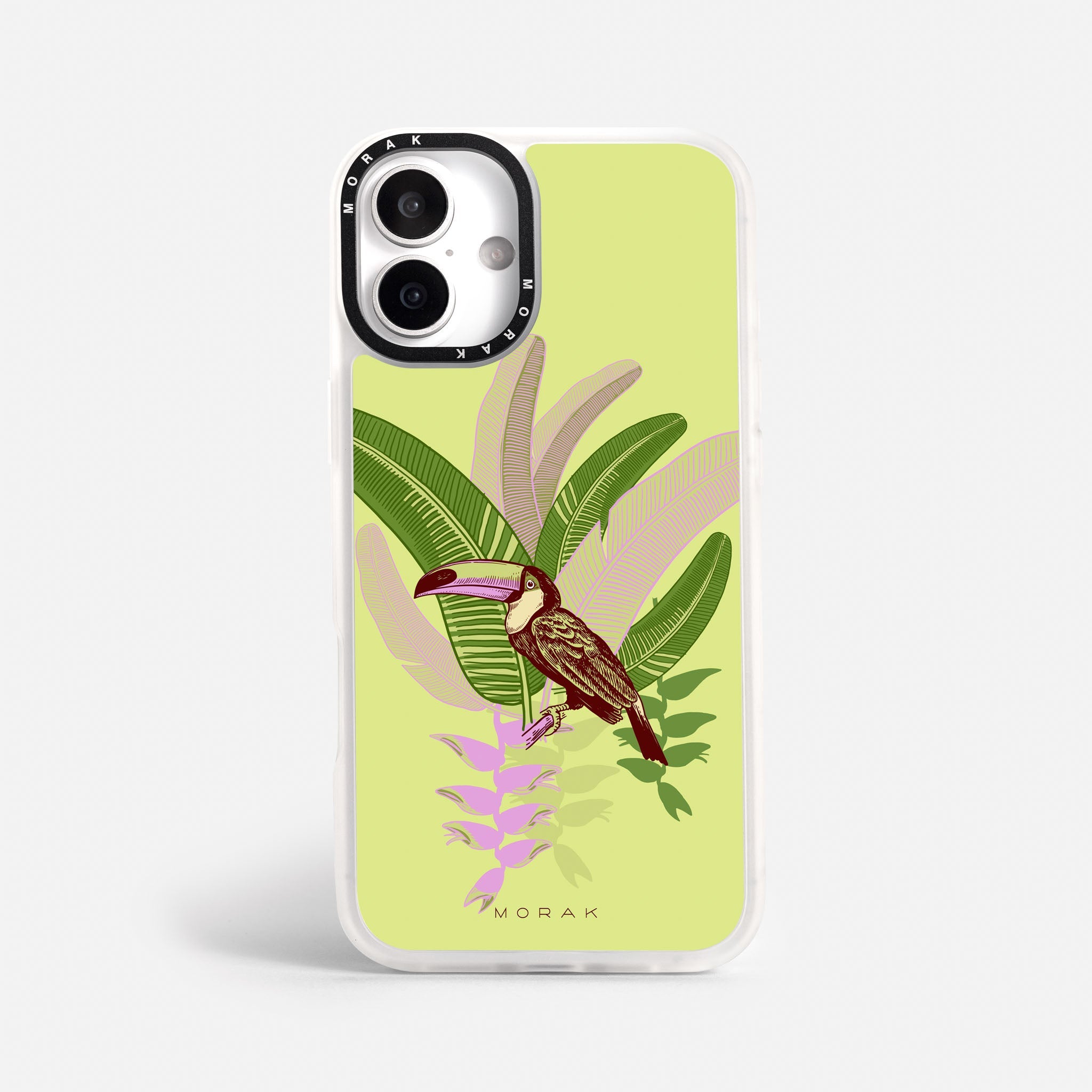 Case Tucán Light - Blanco Premium – Protección antigolpe | Diseño colombiano | Morak