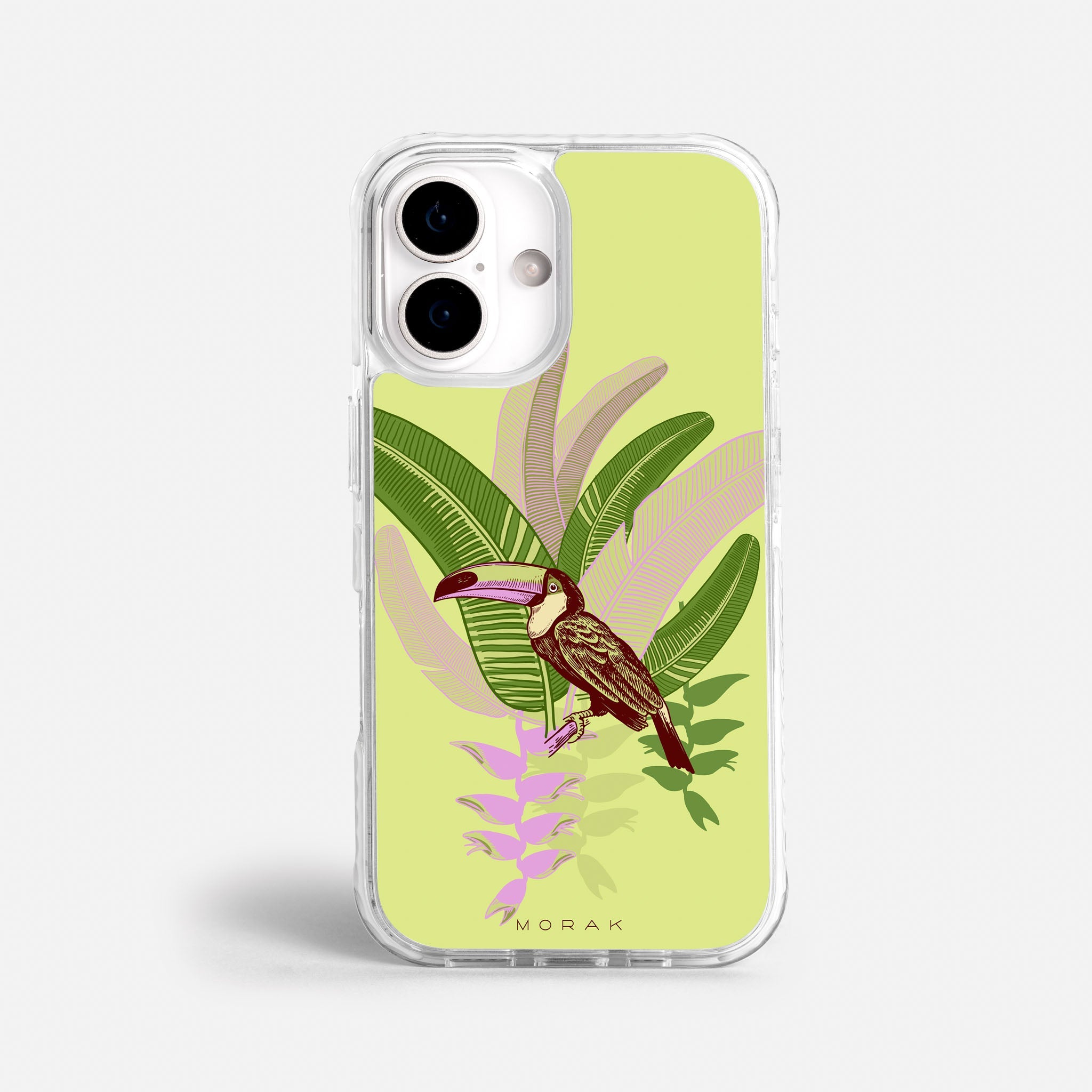 Case Tucán Light - Blanco Premium – Protección antigolpe | Diseño colombiano | Morak