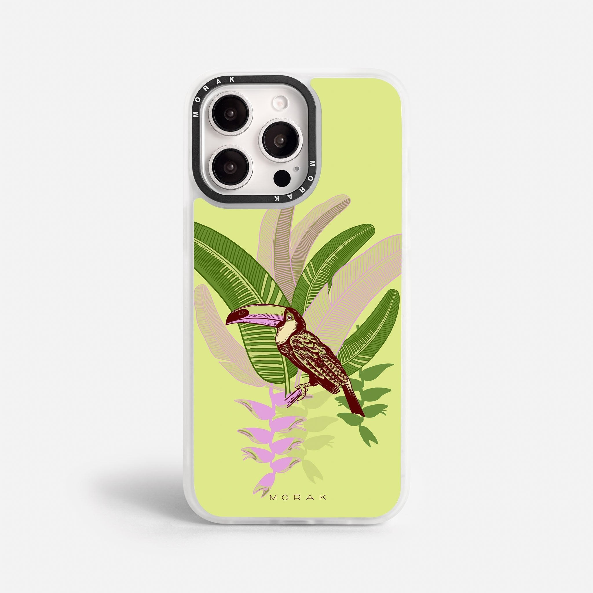 Case Tucán Light - Blanco Premium – Protección antigolpe | Diseño colombiano | Morak