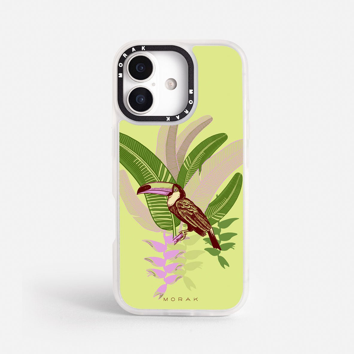 Case Tucán Light - Blanco Premium – Protección antigolpe | Diseño colombiano | Morak