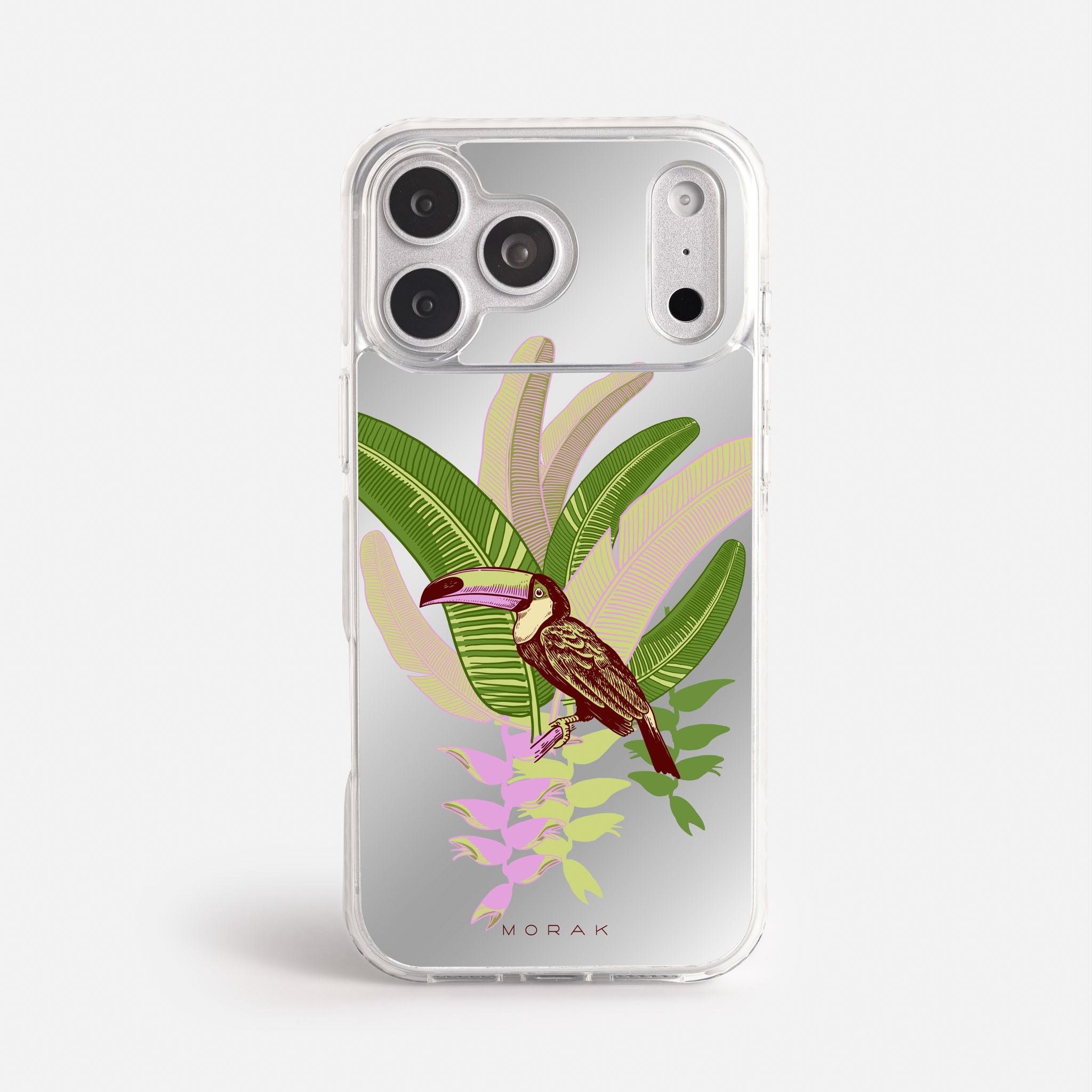 Case Tucán Light - Espejo Premium – Protección antigolpe | Diseño colombiano | Morak