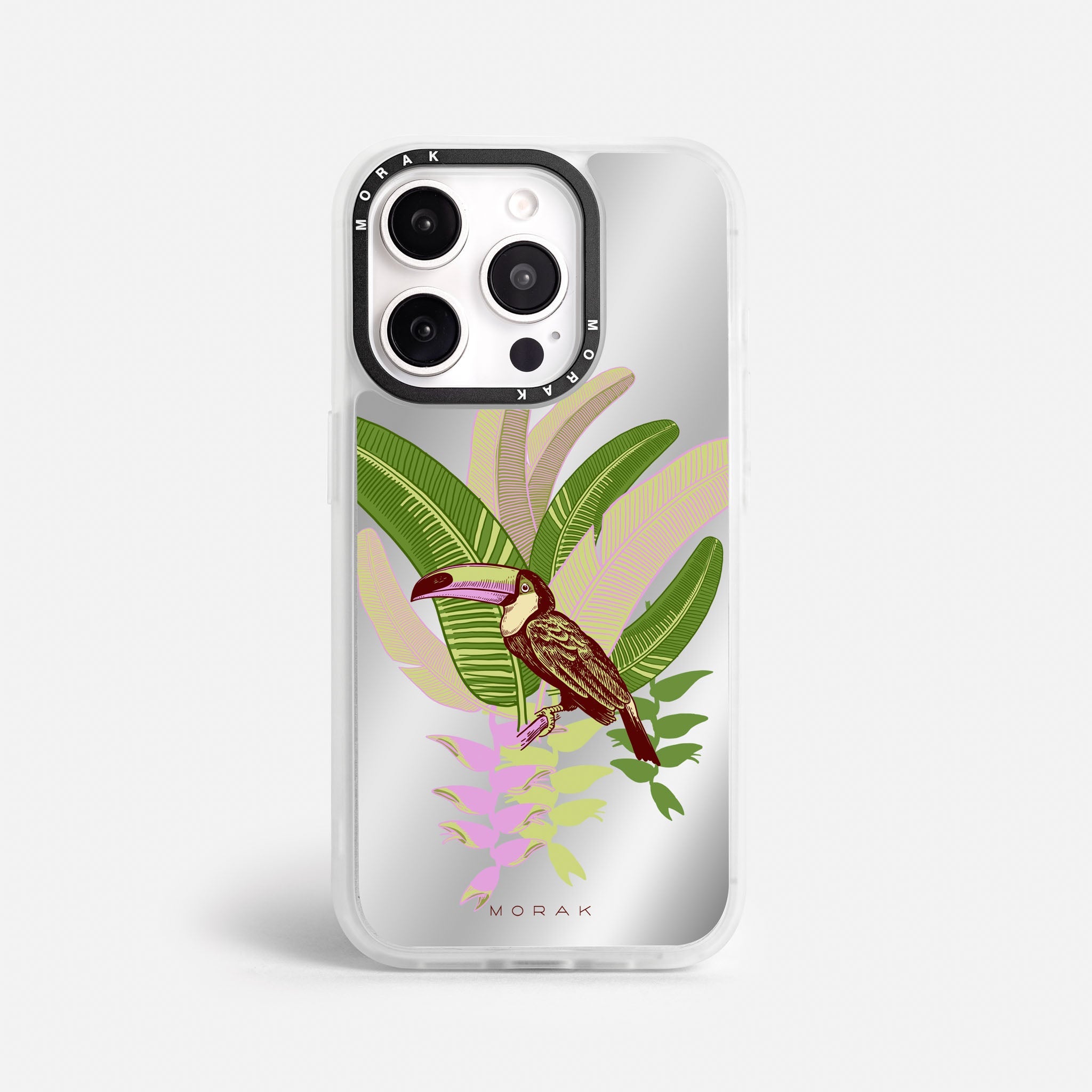 Case Tucán Light - Espejo Premium – Protección antigolpe | Diseño colombiano | Morak