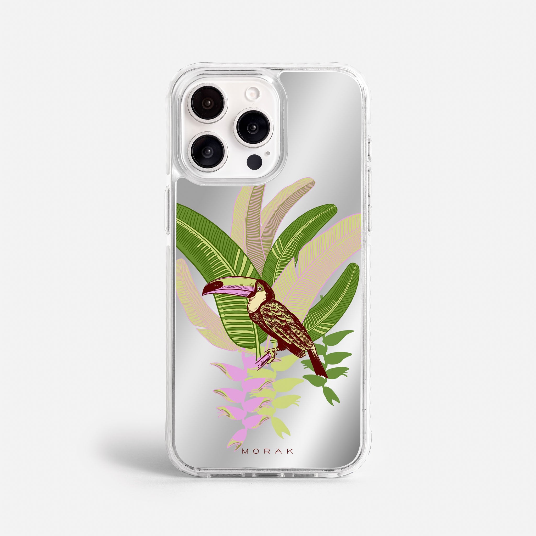 Case Tucán Light - Espejo Premium – Protección antigolpe | Diseño colombiano | Morak