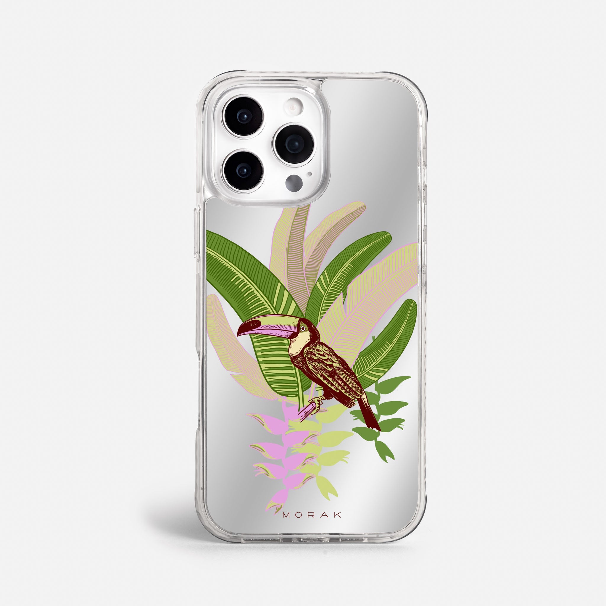 Case Tucán Light - Espejo Premium – Protección antigolpe | Diseño colombiano | Morak