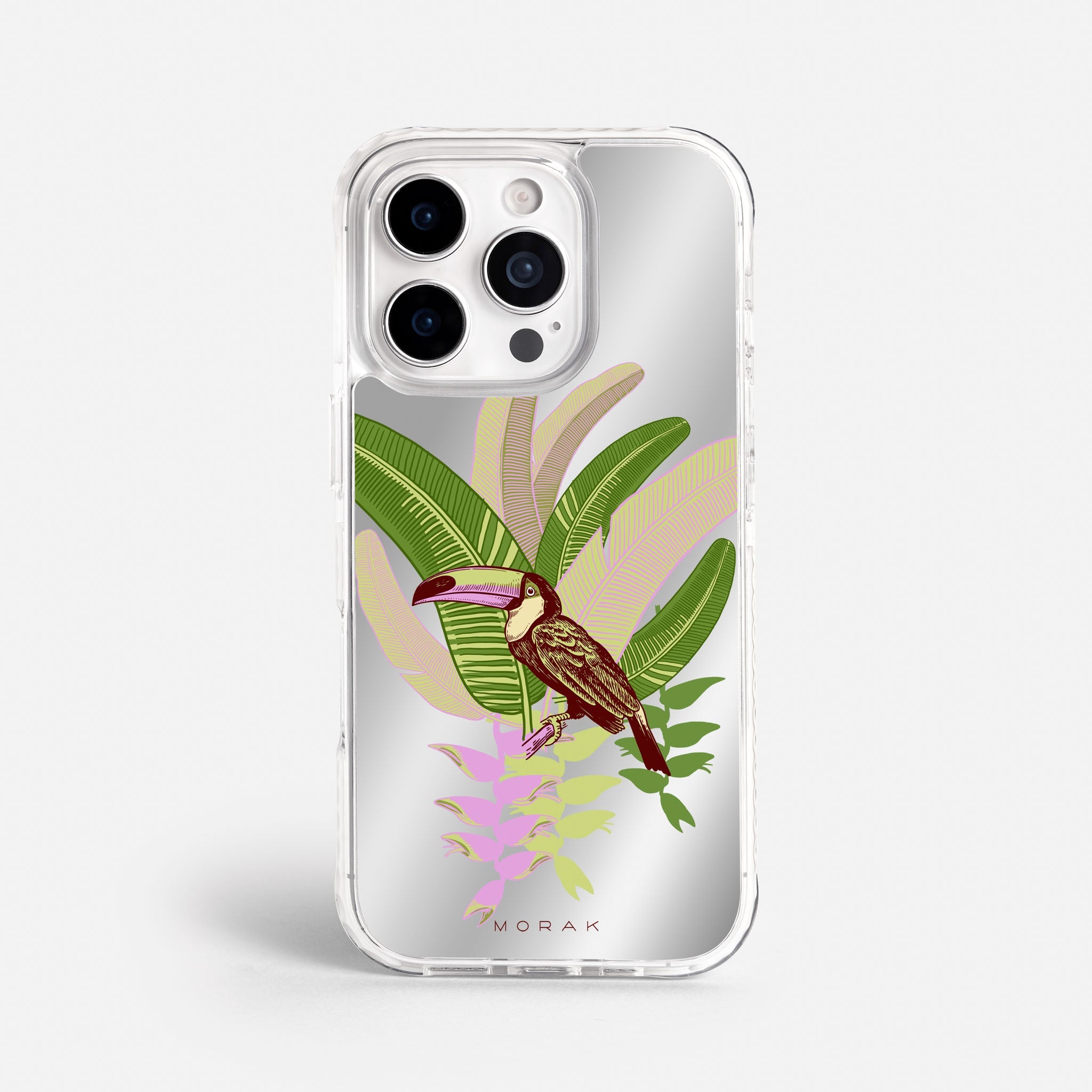Case Tucán Light - Espejo Premium – Protección antigolpe | Diseño colombiano | Morak