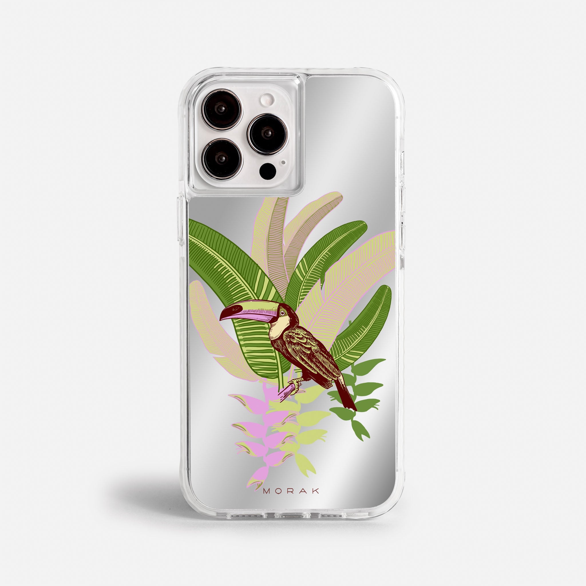 Case Tucán Light - Espejo Premium – Protección antigolpe | Diseño colombiano | Morak