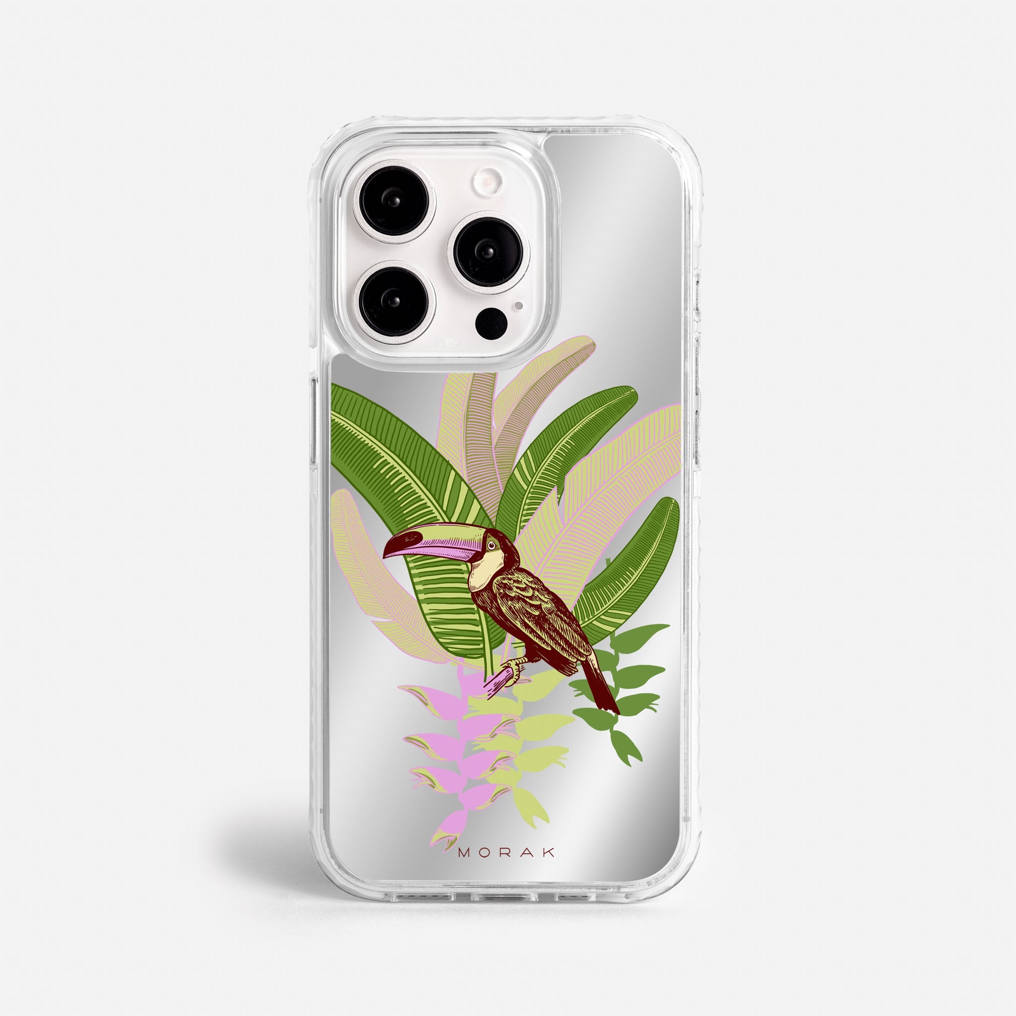 Case Tucán Light - Espejo Premium – Protección antigolpe | Diseño colombiano | Morak