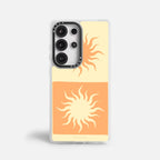 Case Funda Twin Suns - Blanco Premium Para iPhone 17-12 Samsung S26-S22