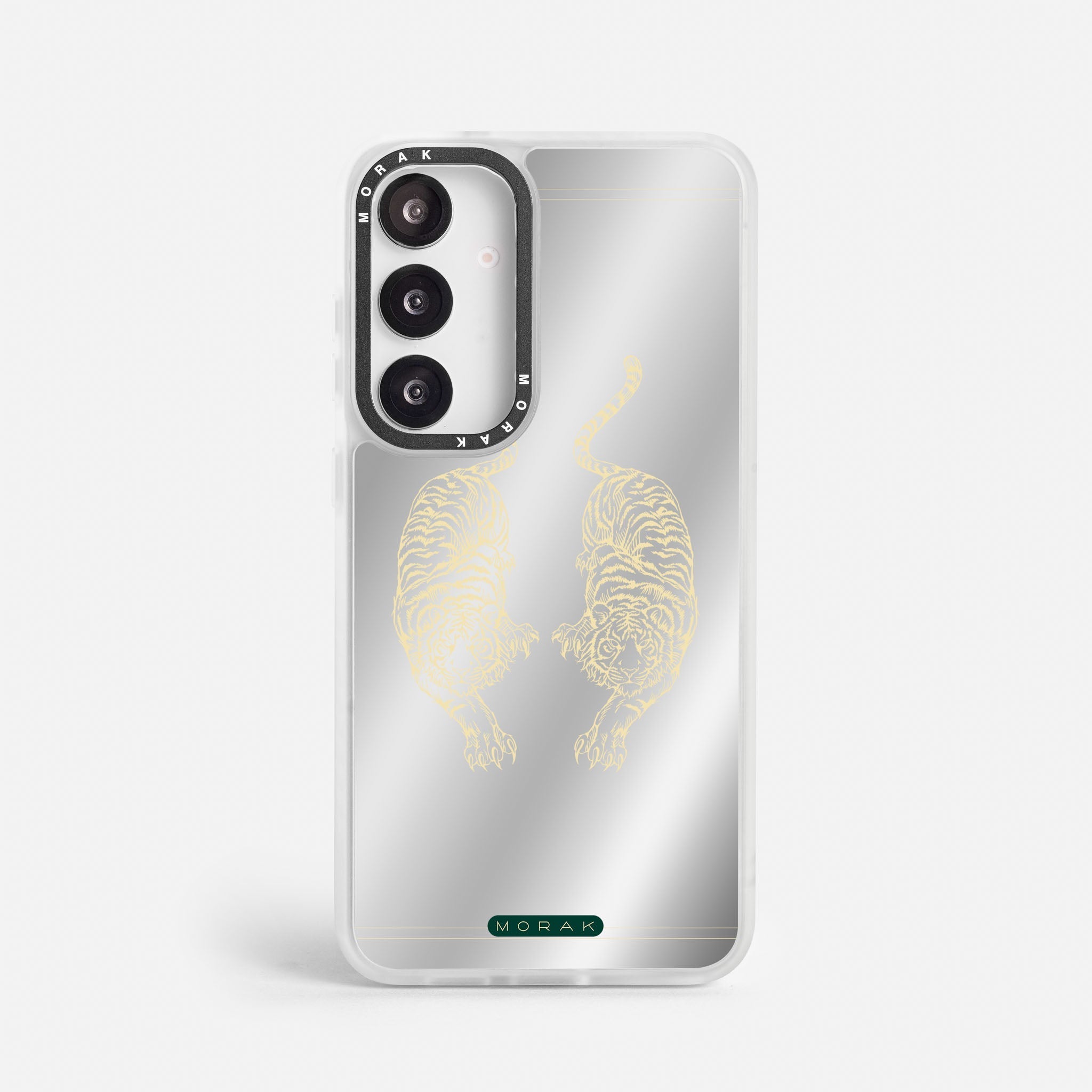 Case Twin Tigers - Espejo Premium – Protección antigolpe | Diseño colombiano | Morak