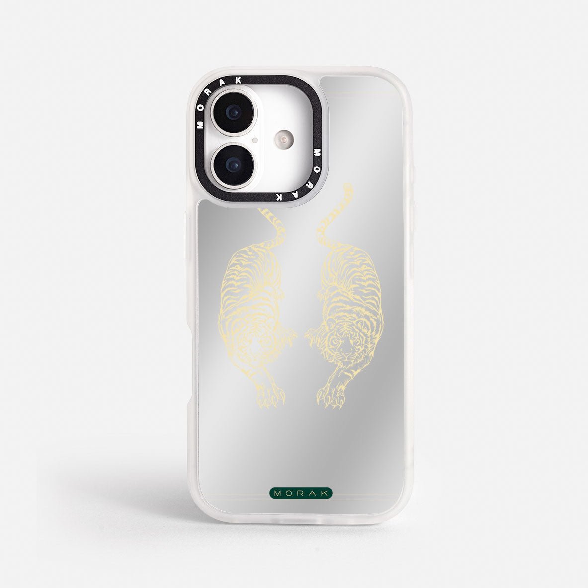 Case Twin Tigers - Espejo Premium – Protección antigolpe | Diseño colombiano | Morak