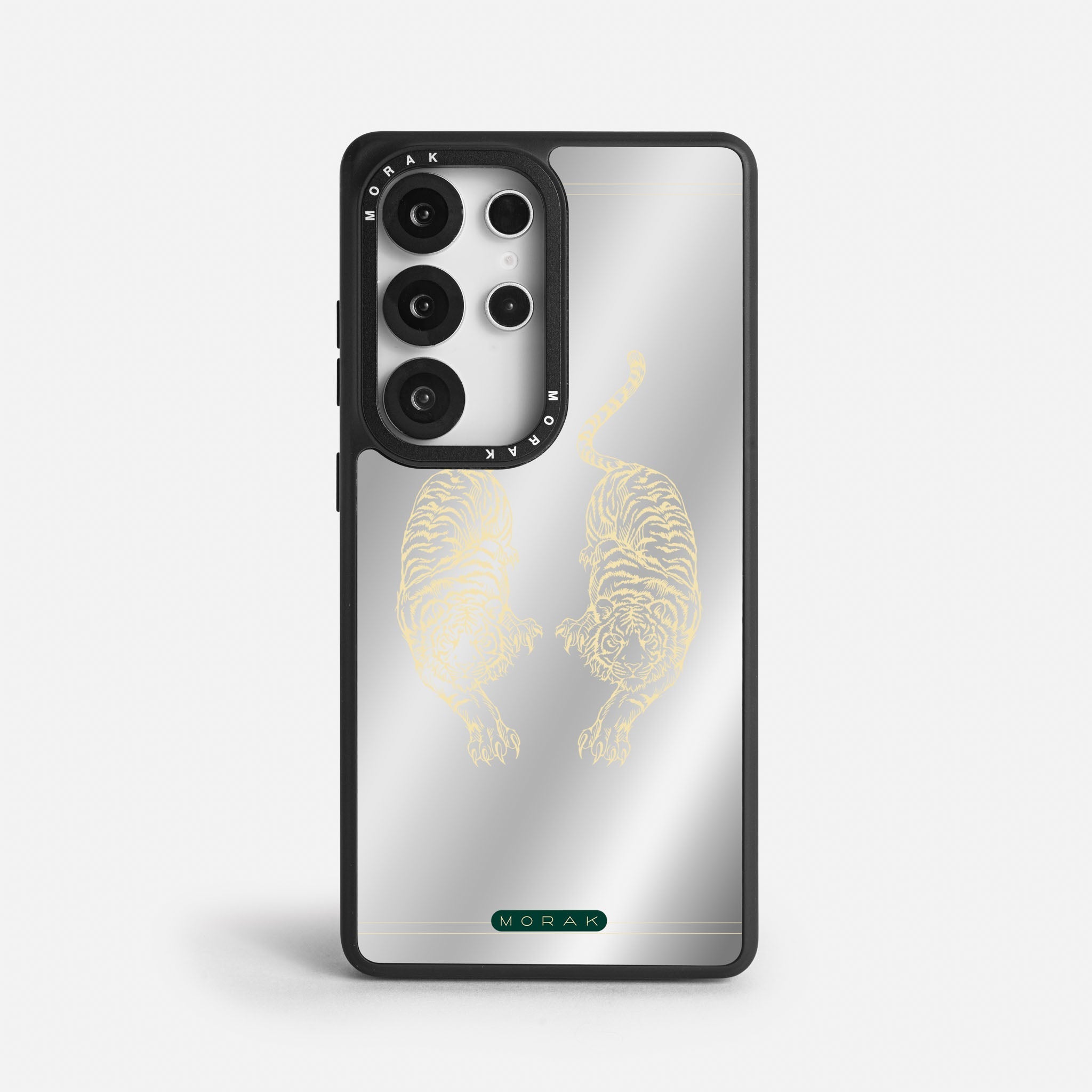 Case Twin Tigers - Espejo Premium – Protección antigolpe | Diseño colombiano | Morak