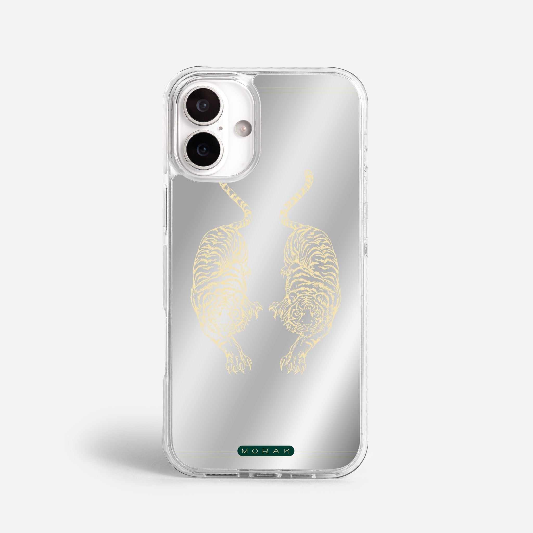 Case Twin Tigers - Espejo Premium – Protección antigolpe | Diseño colombiano | Morak