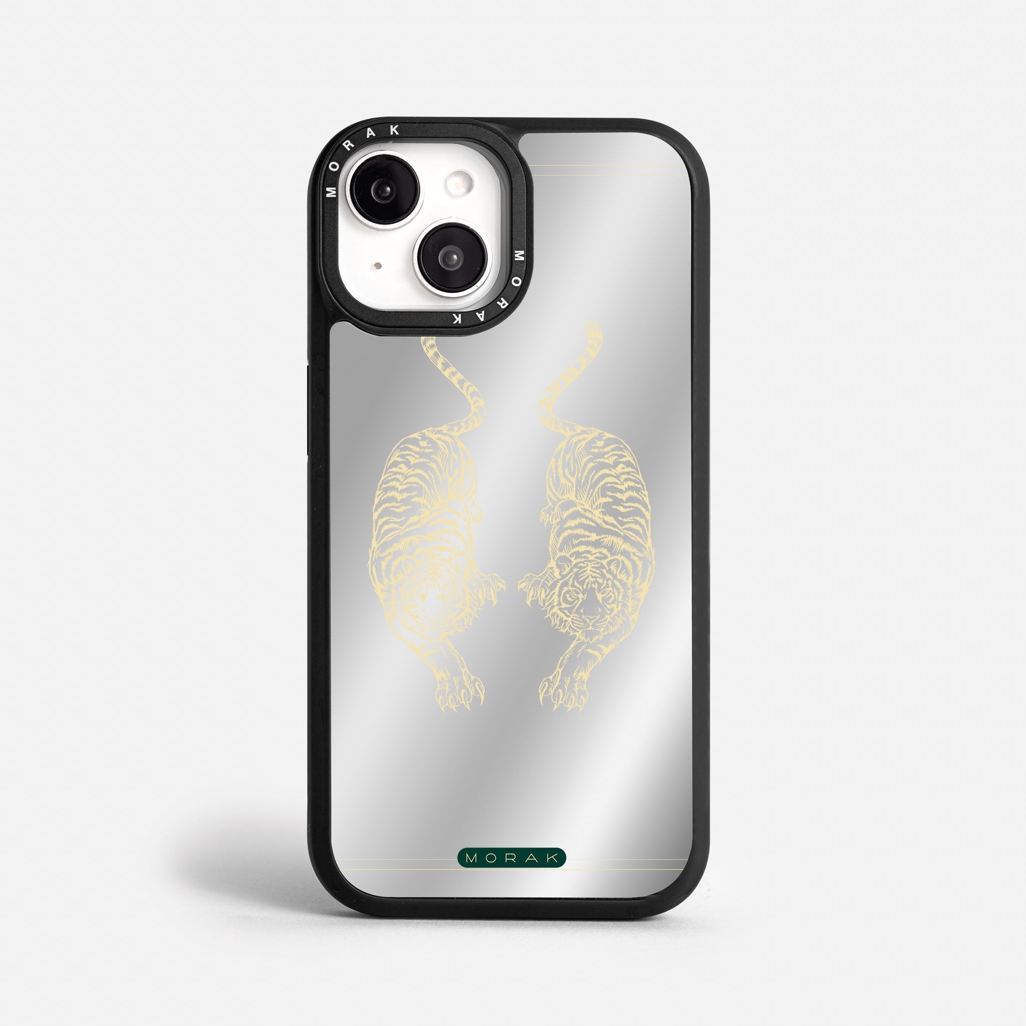 Case Twin Tigers - Espejo Premium – Protección antigolpe | Diseño colombiano | Morak