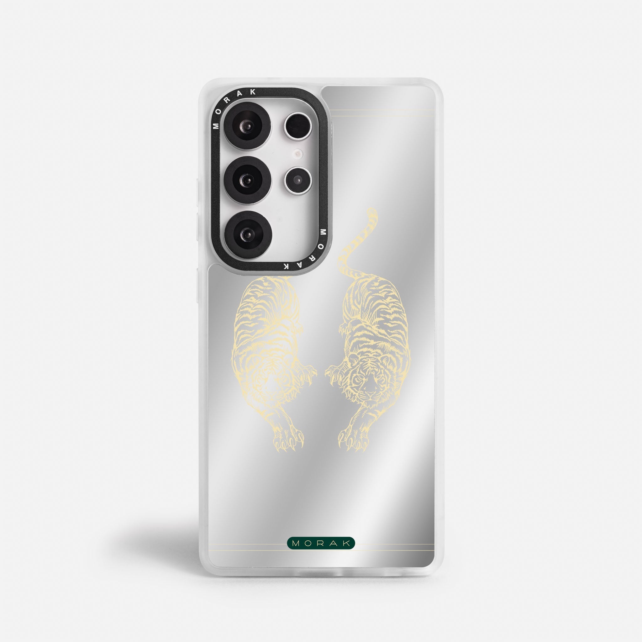 Case Twin Tigers - Espejo Premium – Protección antigolpe | Diseño colombiano | Morak