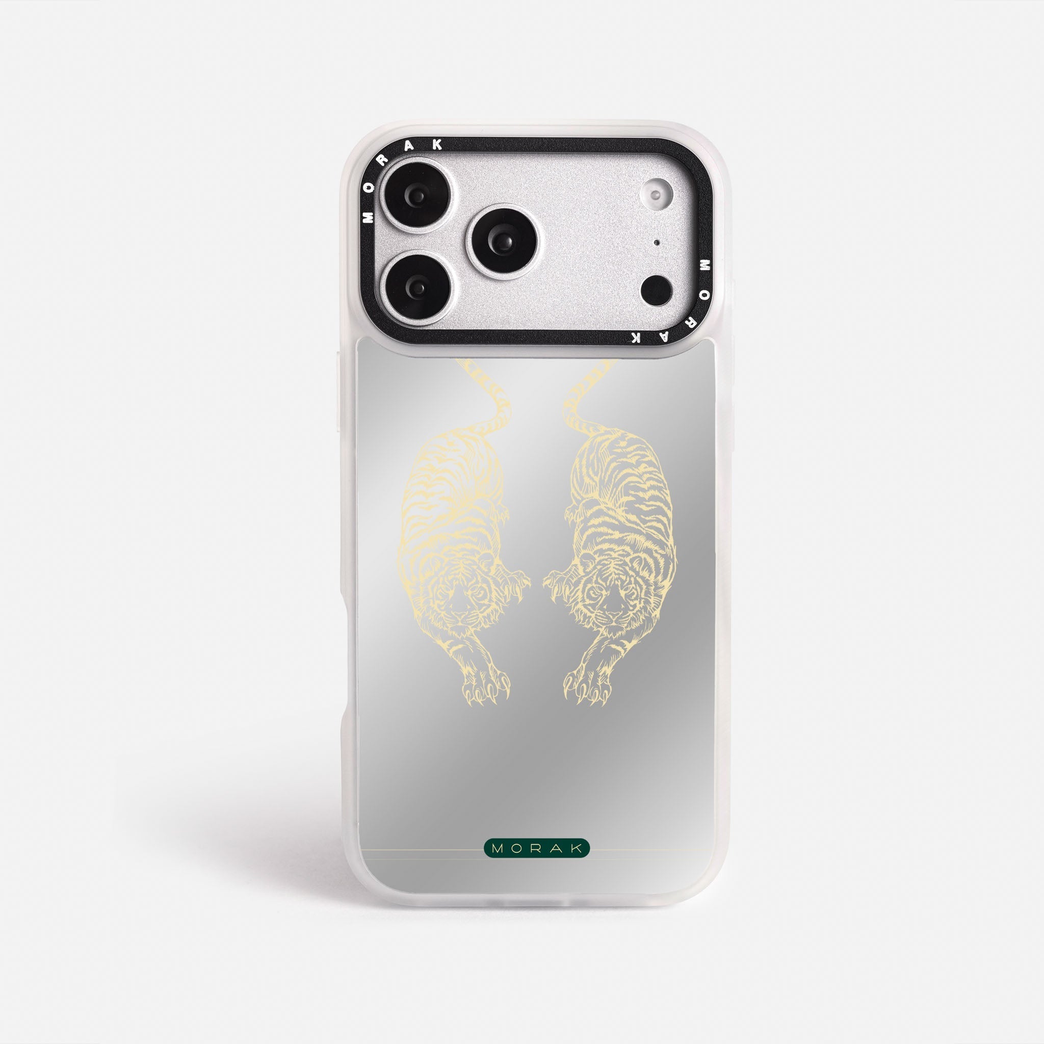 Case Twin Tigers - Espejo Premium – Protección antigolpe | Diseño colombiano | Morak