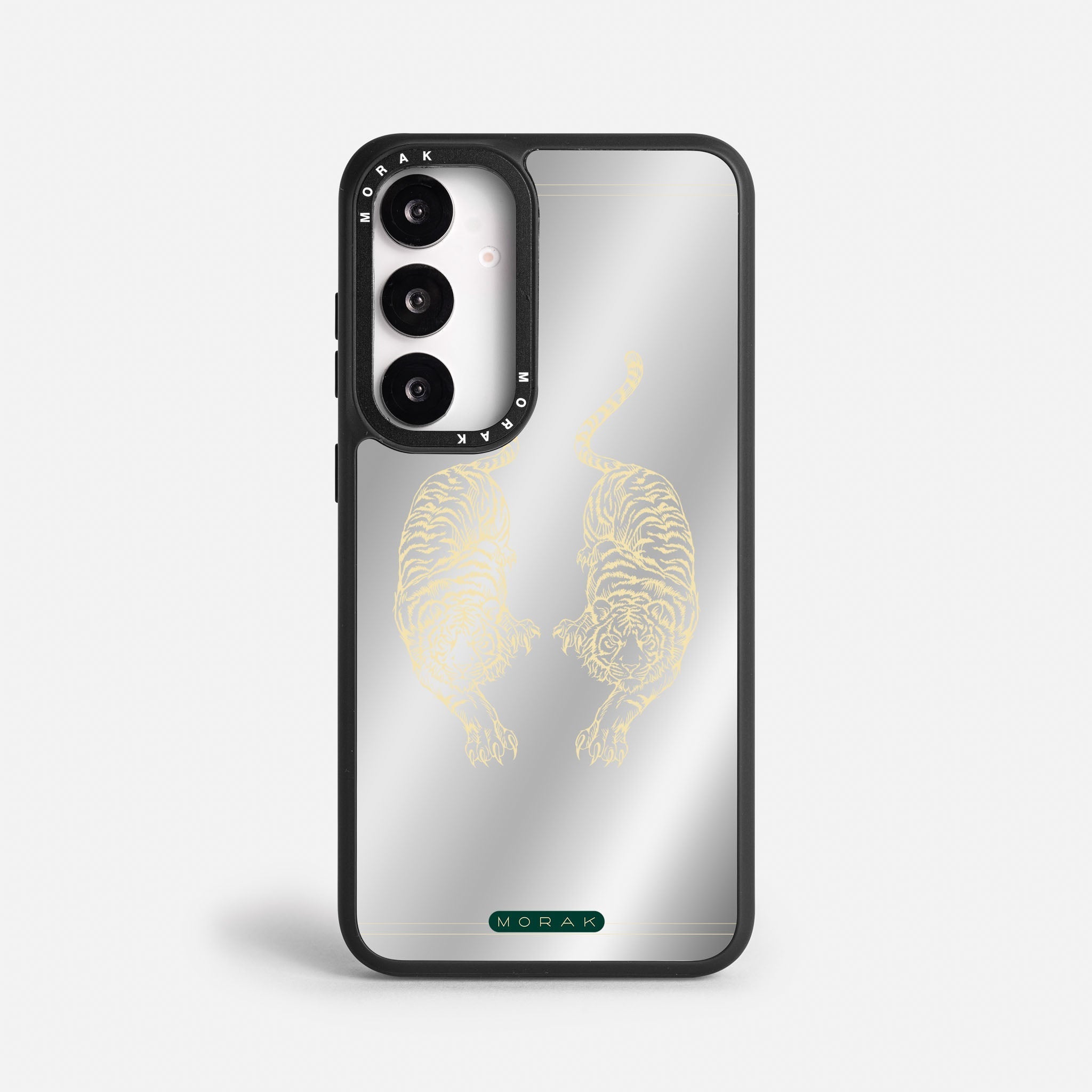 Case Twin Tigers - Espejo Premium – Protección antigolpe | Diseño colombiano | Morak