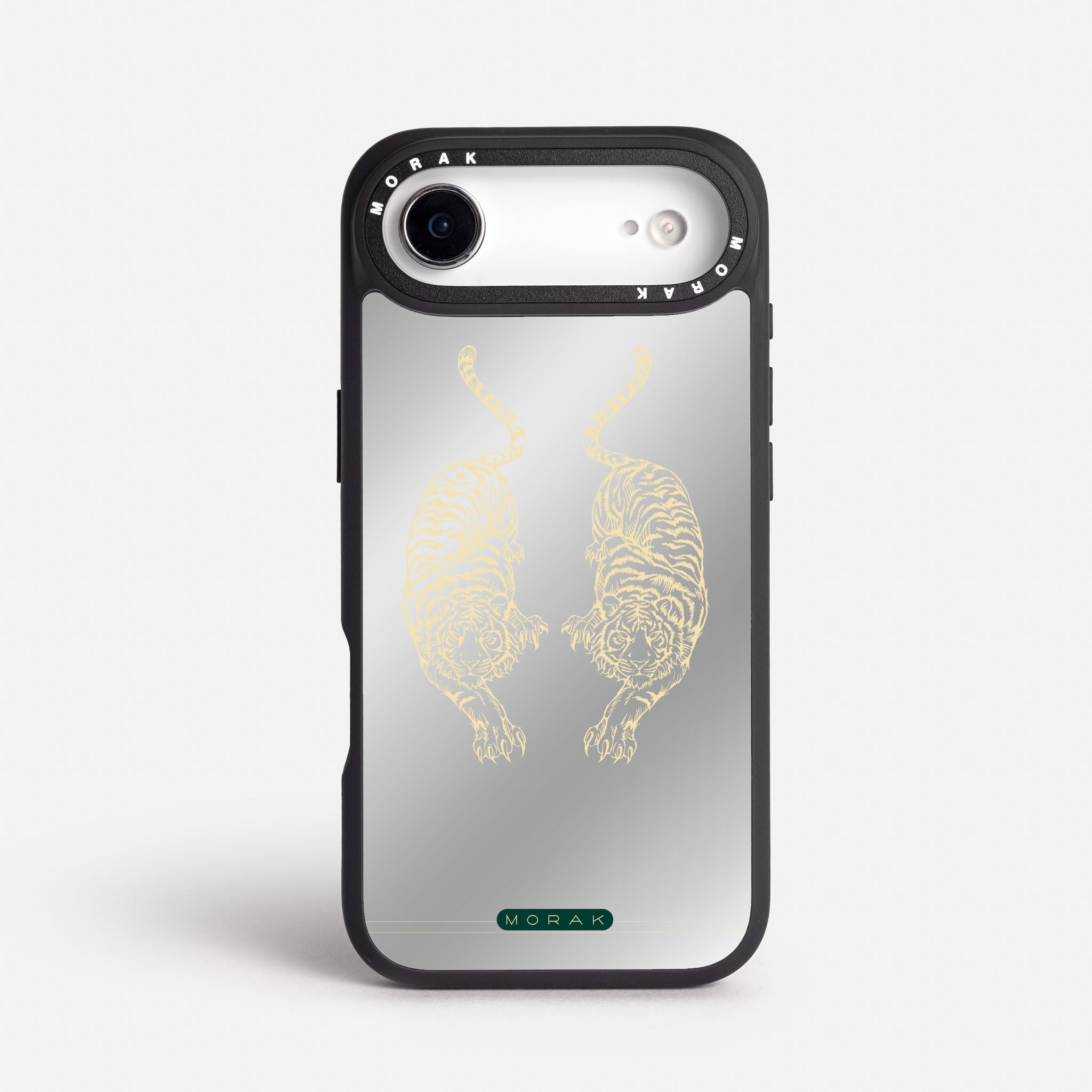 Case Twin Tigers - Espejo Premium – Protección antigolpe | Diseño colombiano | Morak