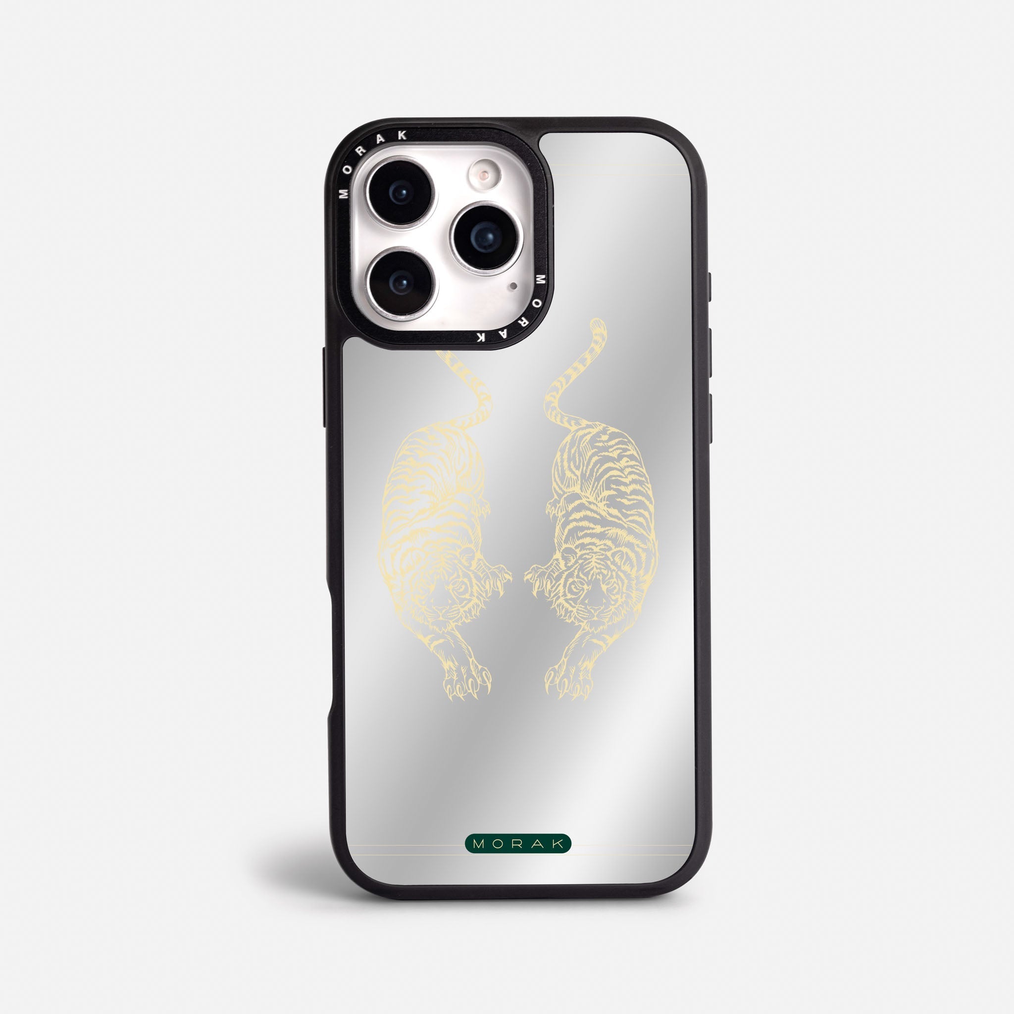 Case Twin Tigers - Espejo Premium – Protección antigolpe | Diseño colombiano | Morak