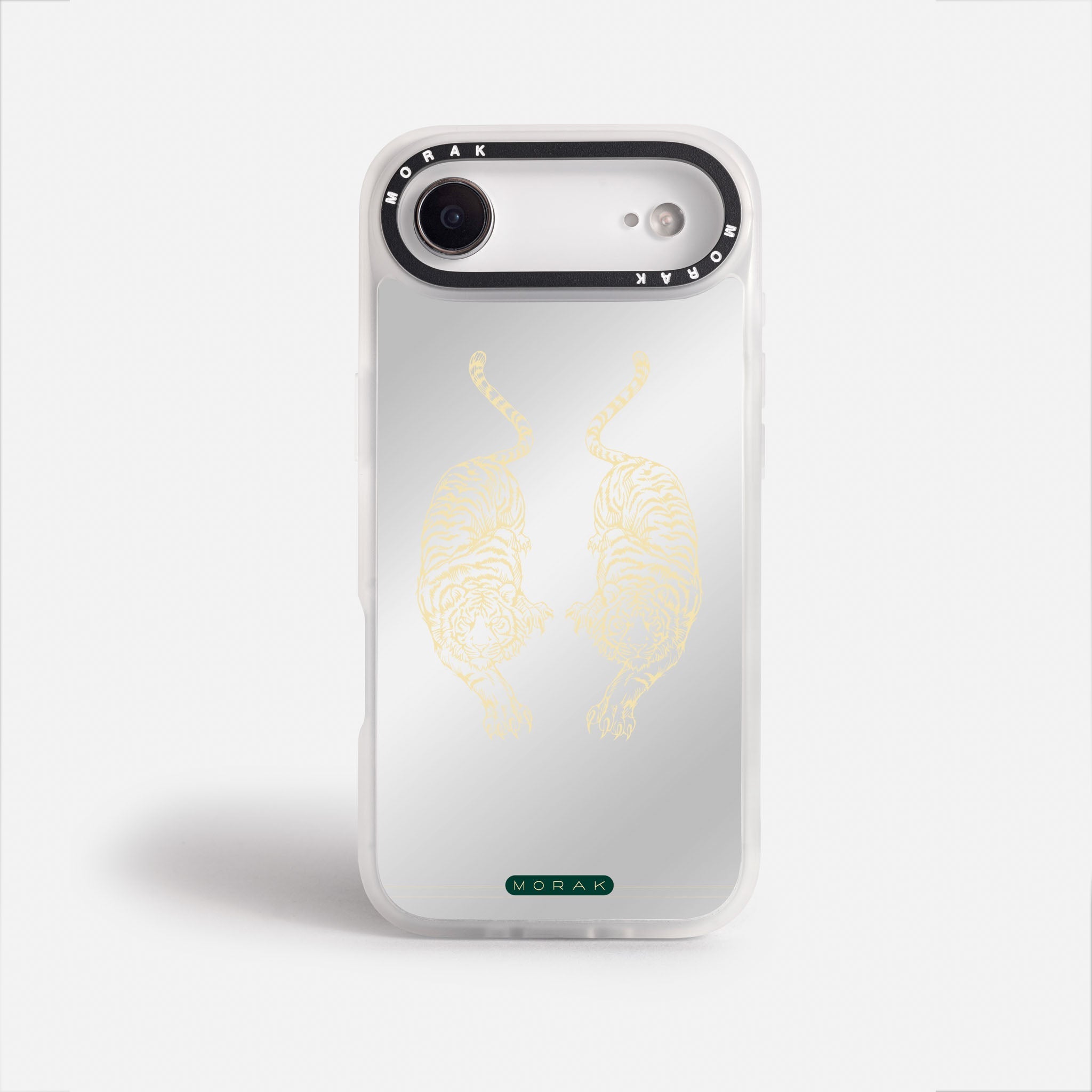 Case Twin Tigers - Espejo Premium – Protección antigolpe | Diseño colombiano | Morak
