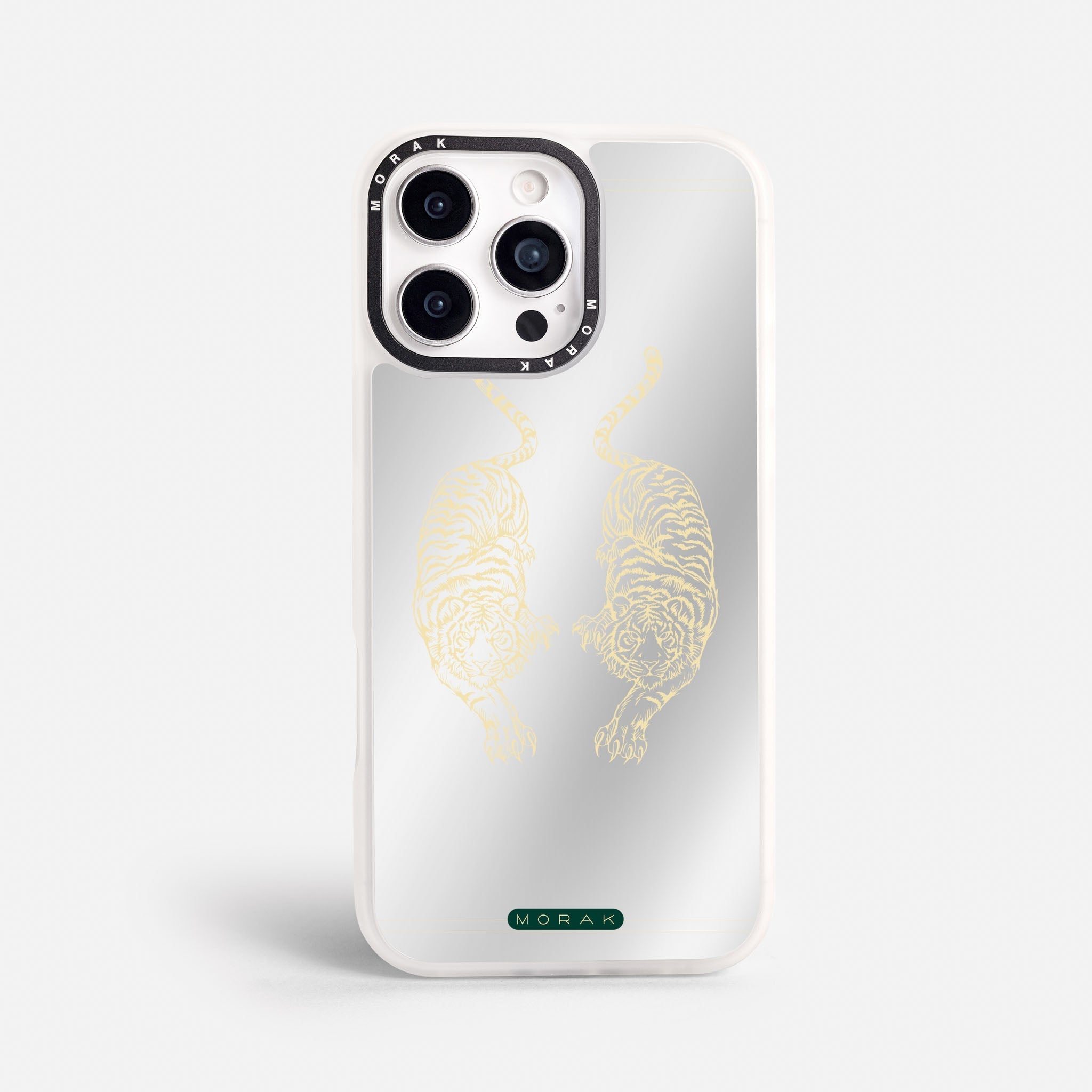 Case Twin Tigers - Espejo Premium – Protección antigolpe | Diseño colombiano | Morak