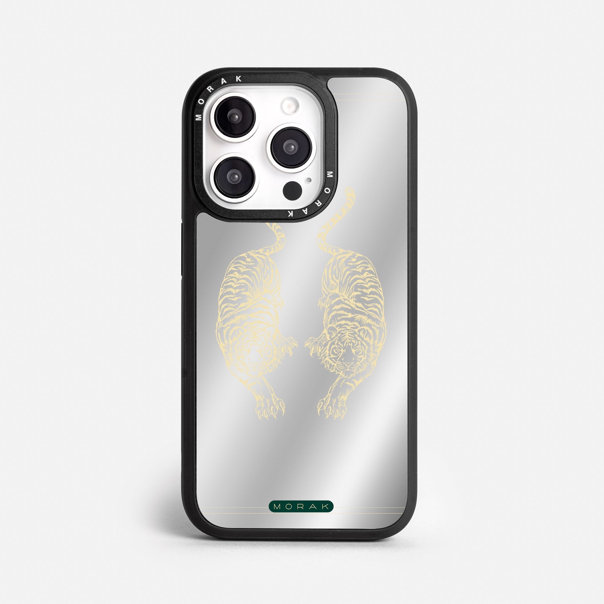 Case Twin Tigers - Espejo Premium – Protección antigolpe | Diseño colombiano | Morak