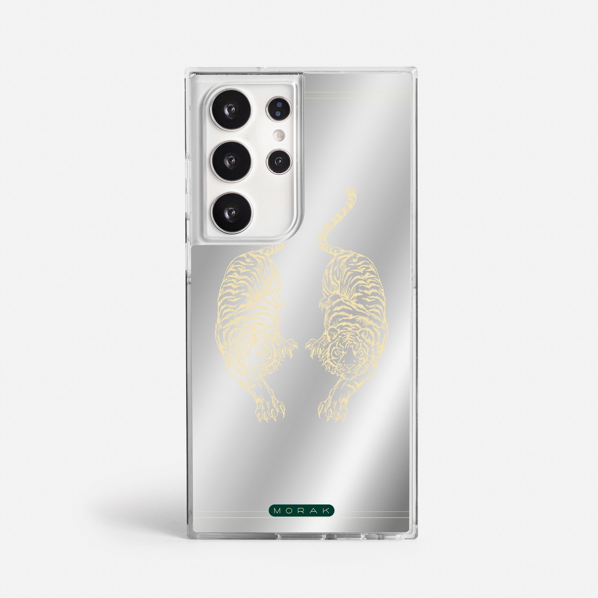 Case Twin Tigers - Espejo Premium – Protección antigolpe | Diseño colombiano | Morak