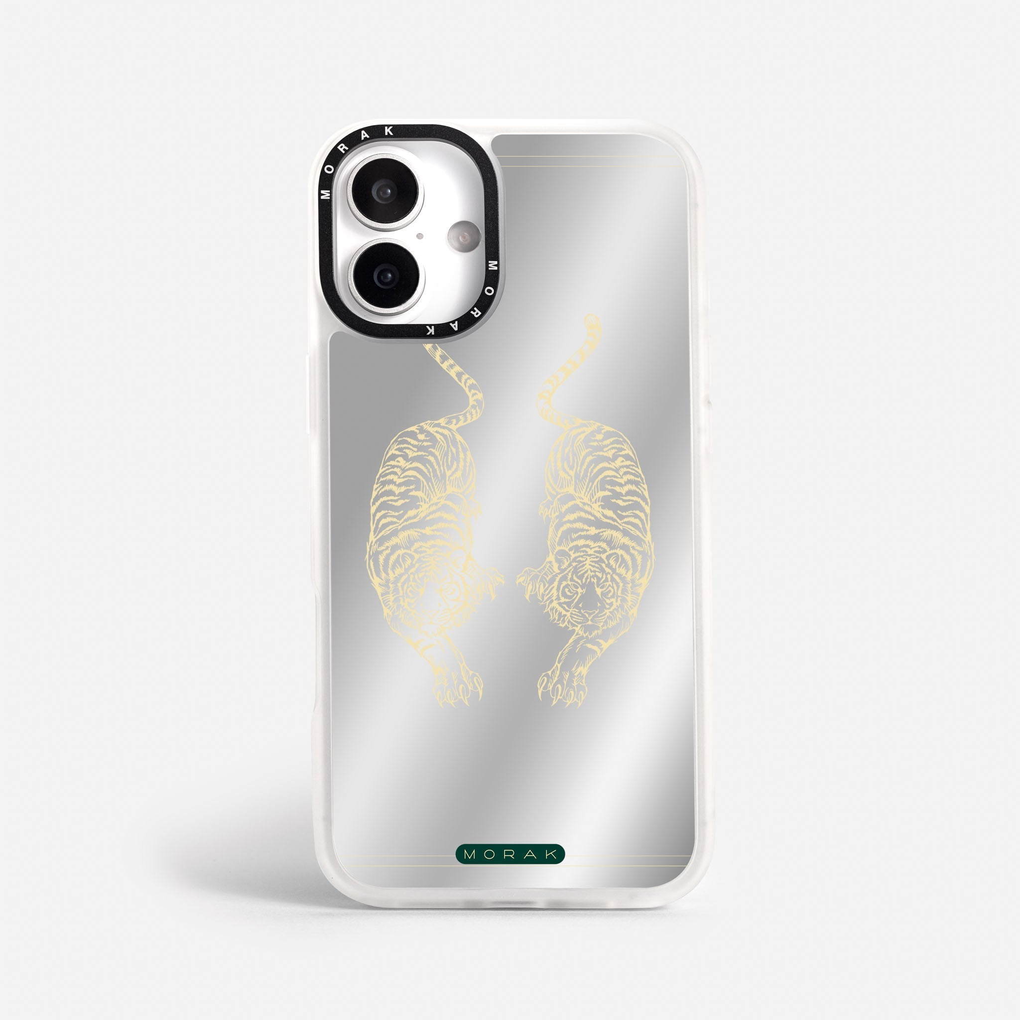 Case Twin Tigers - Espejo Premium – Protección antigolpe | Diseño colombiano | Morak
