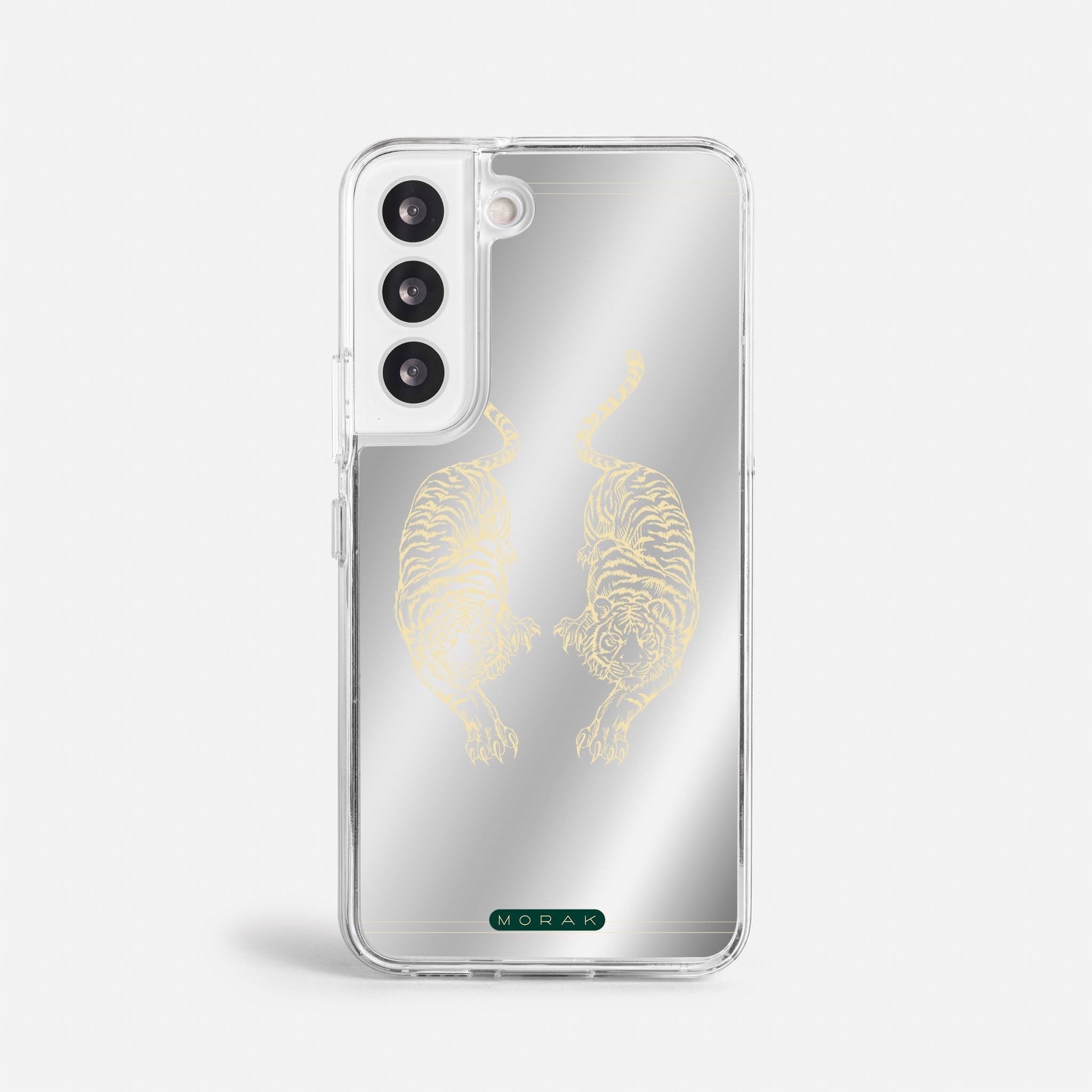 Case Twin Tigers - Espejo Premium – Protección antigolpe | Diseño colombiano | Morak